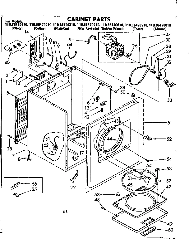 CABINET PARTS