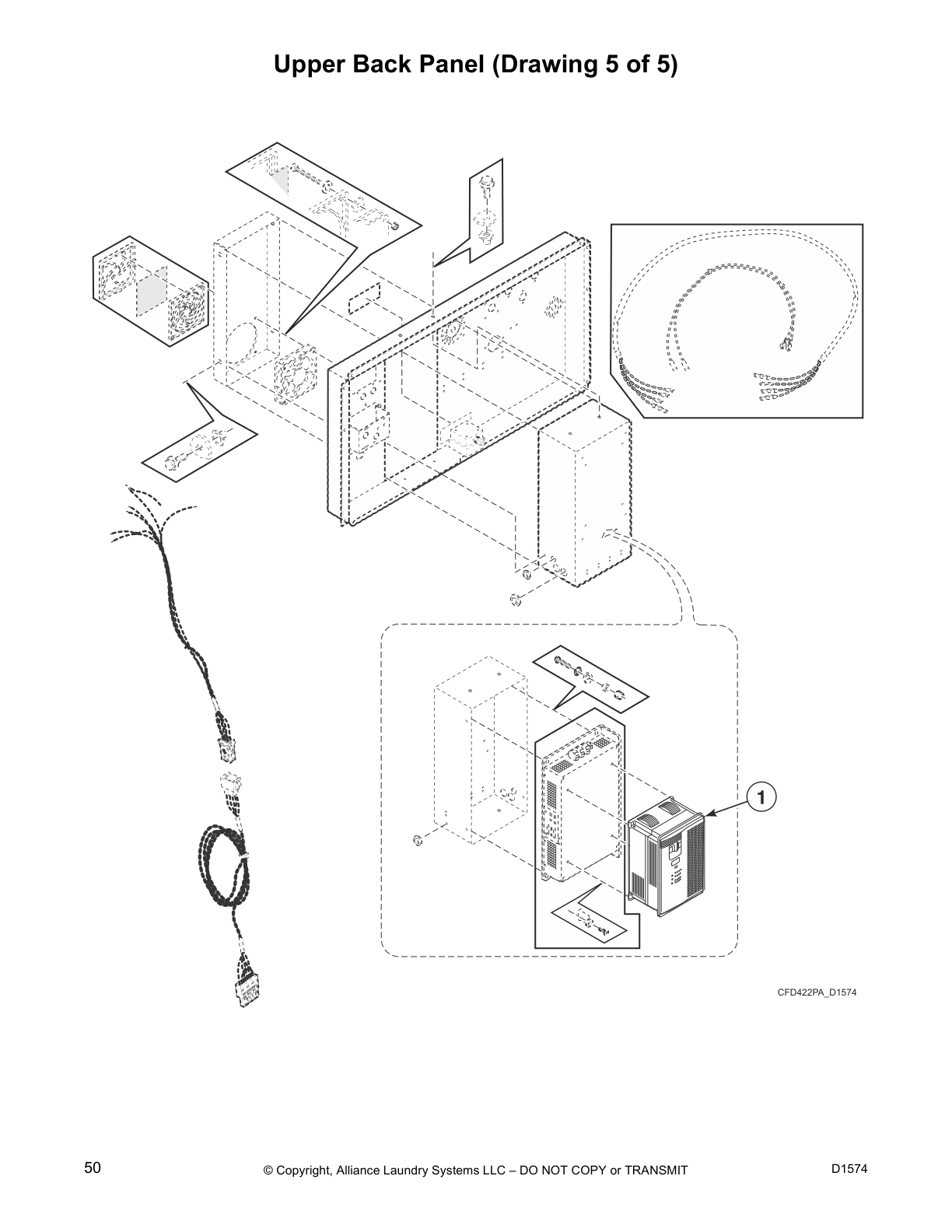 Upper Back Panel (Drawing 5 of 5)