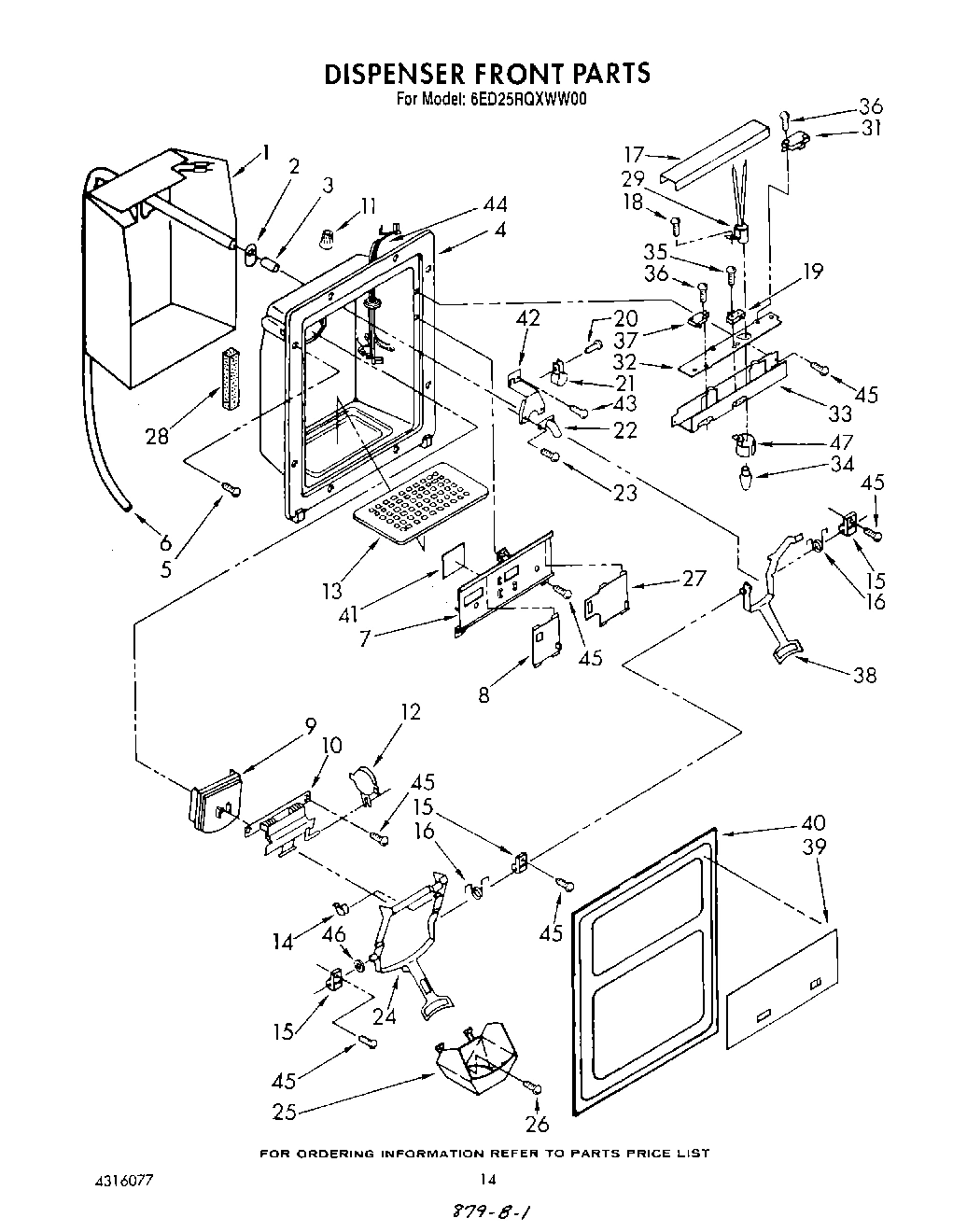 09 - DISPENSER FRONT