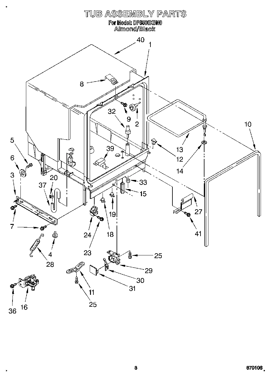 03 - TUB ASSEMBLY