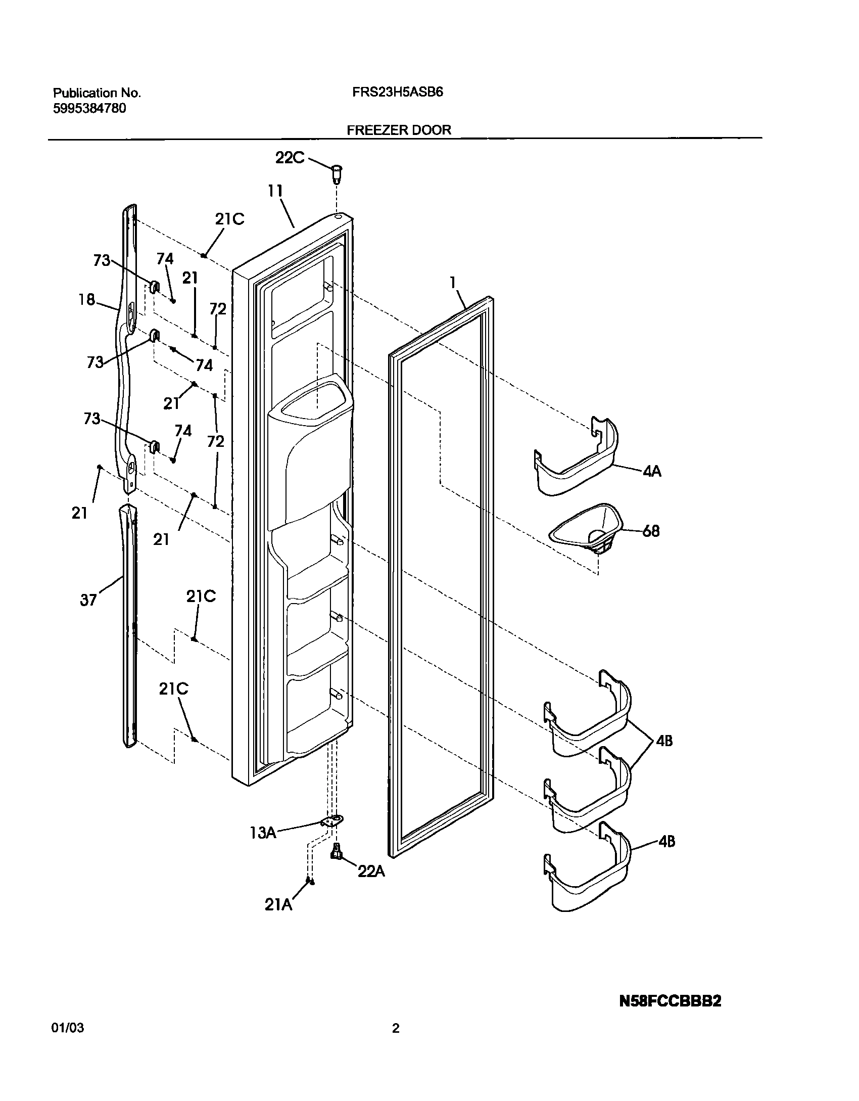 03 - FREEZER DOOR
