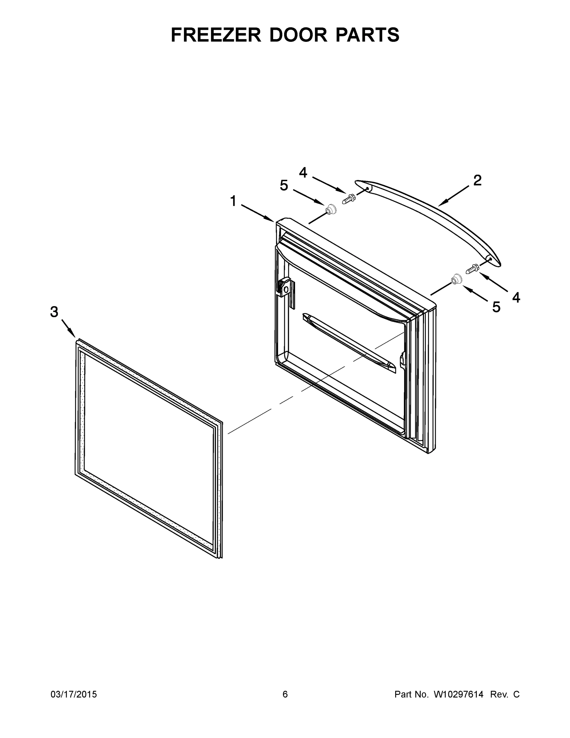 04 - FREEZER DOOR PARTS