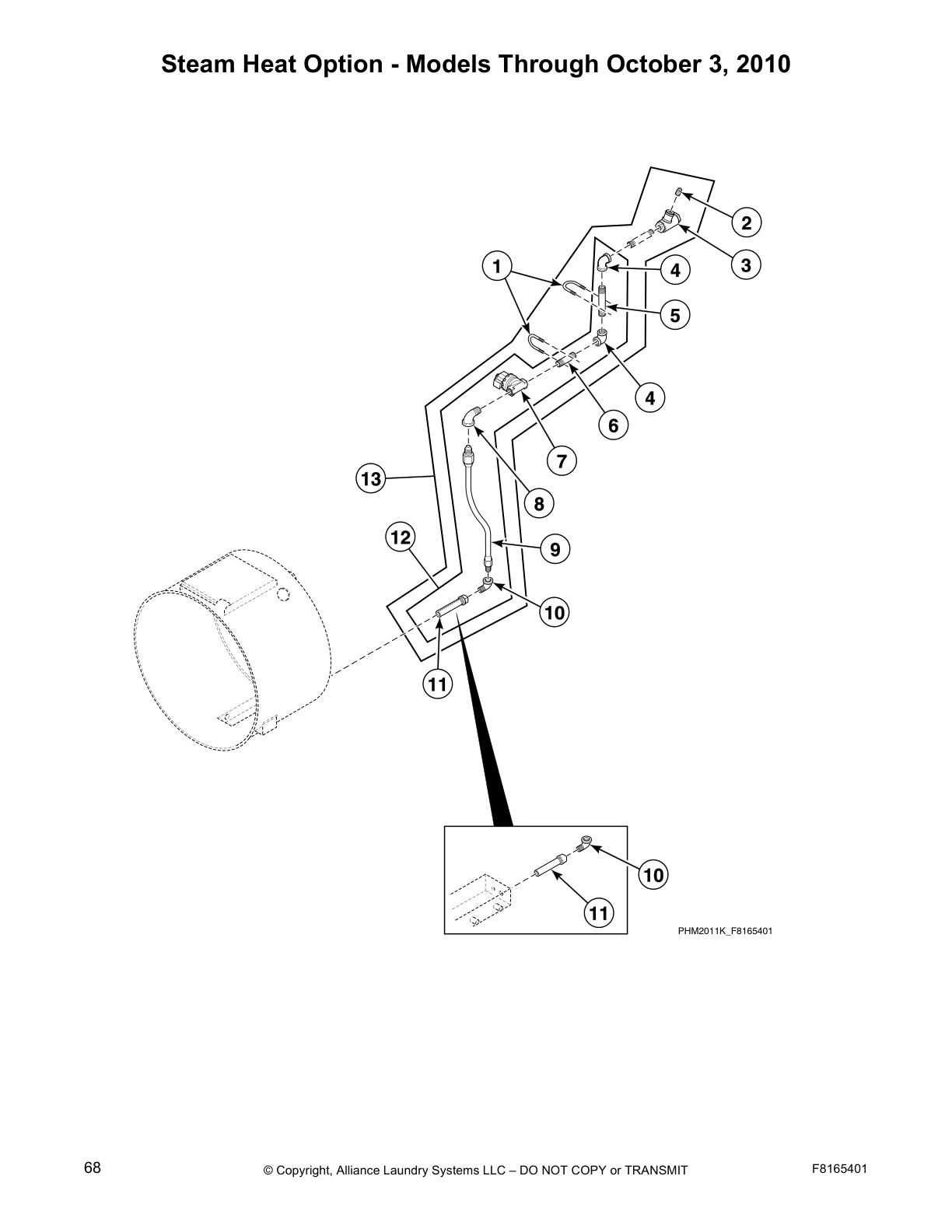 Steam Heat Option - Models Through October 3, 2010