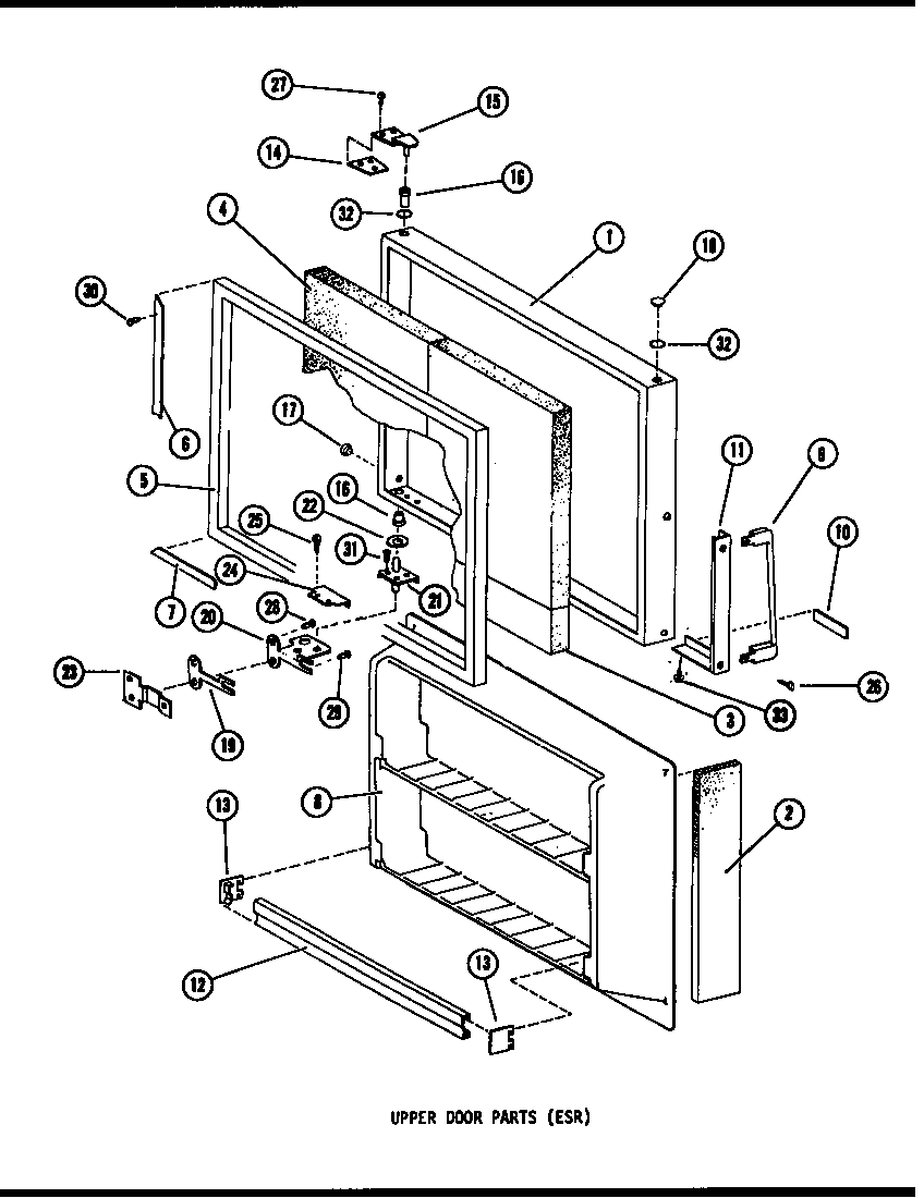 08 - UPPER DOOR PARTS