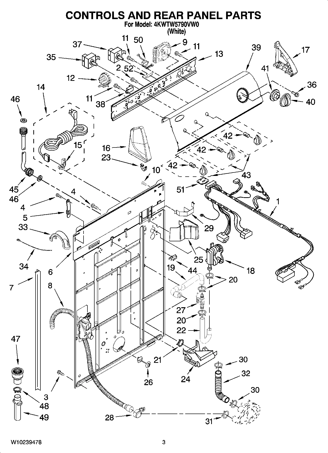 02 - CONTROLS AND REAR PANEL PARTS