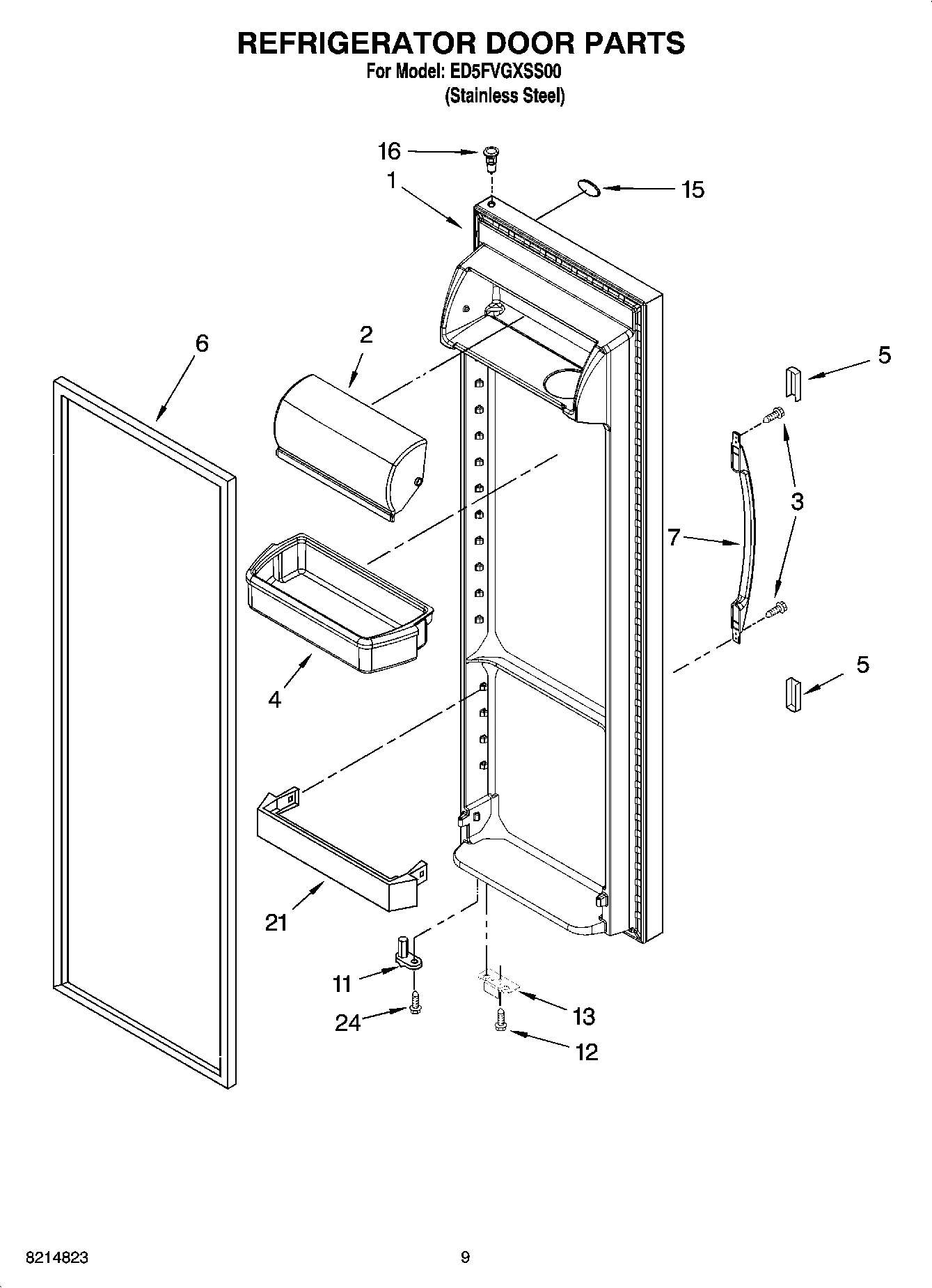 06 - REFRIGERATOR DOOR PARTS