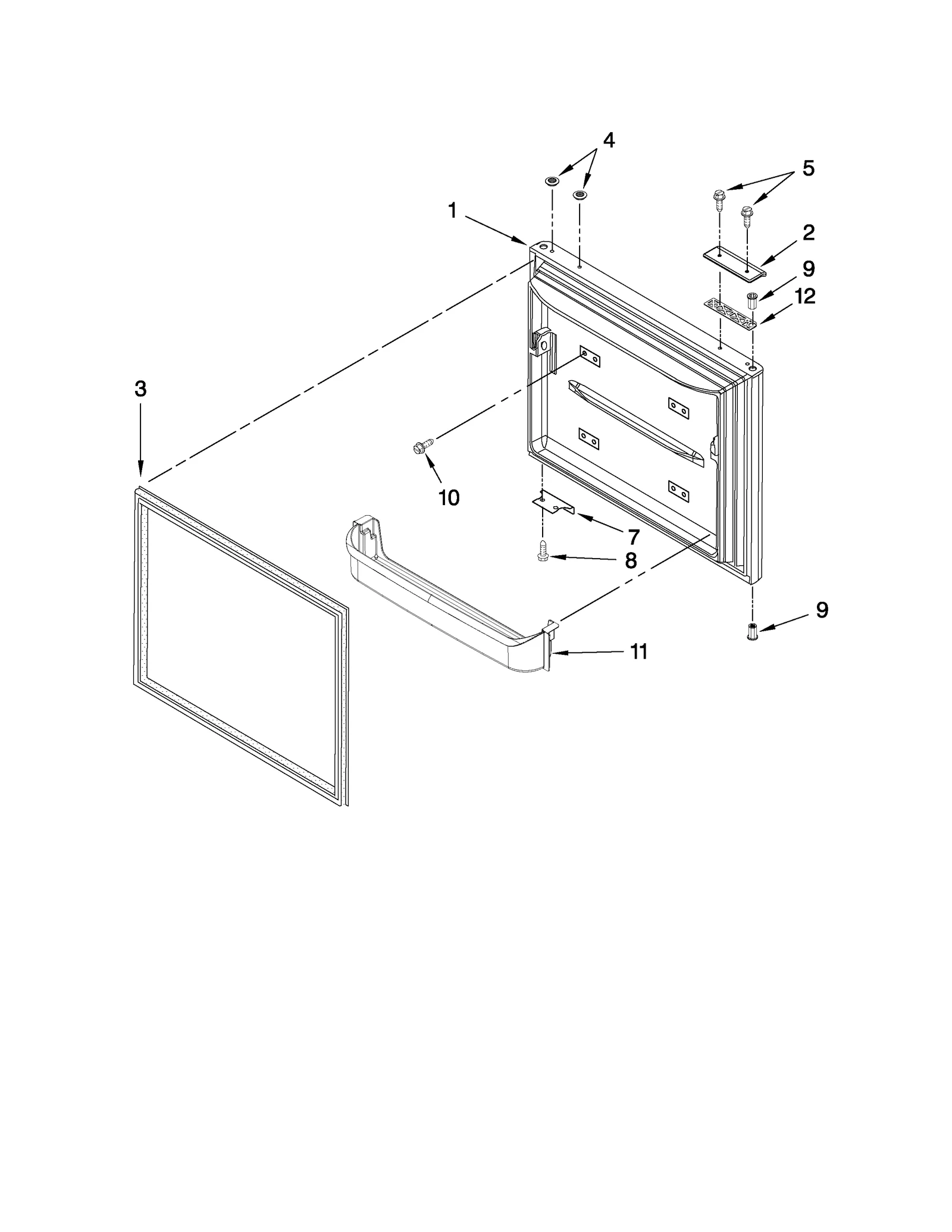FREEZER DOOR PARTS