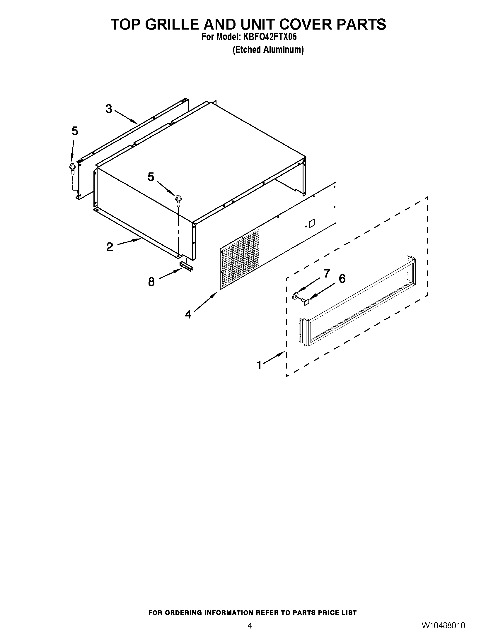 03 - TOP GRILLE AND UNIT COVER PARTS