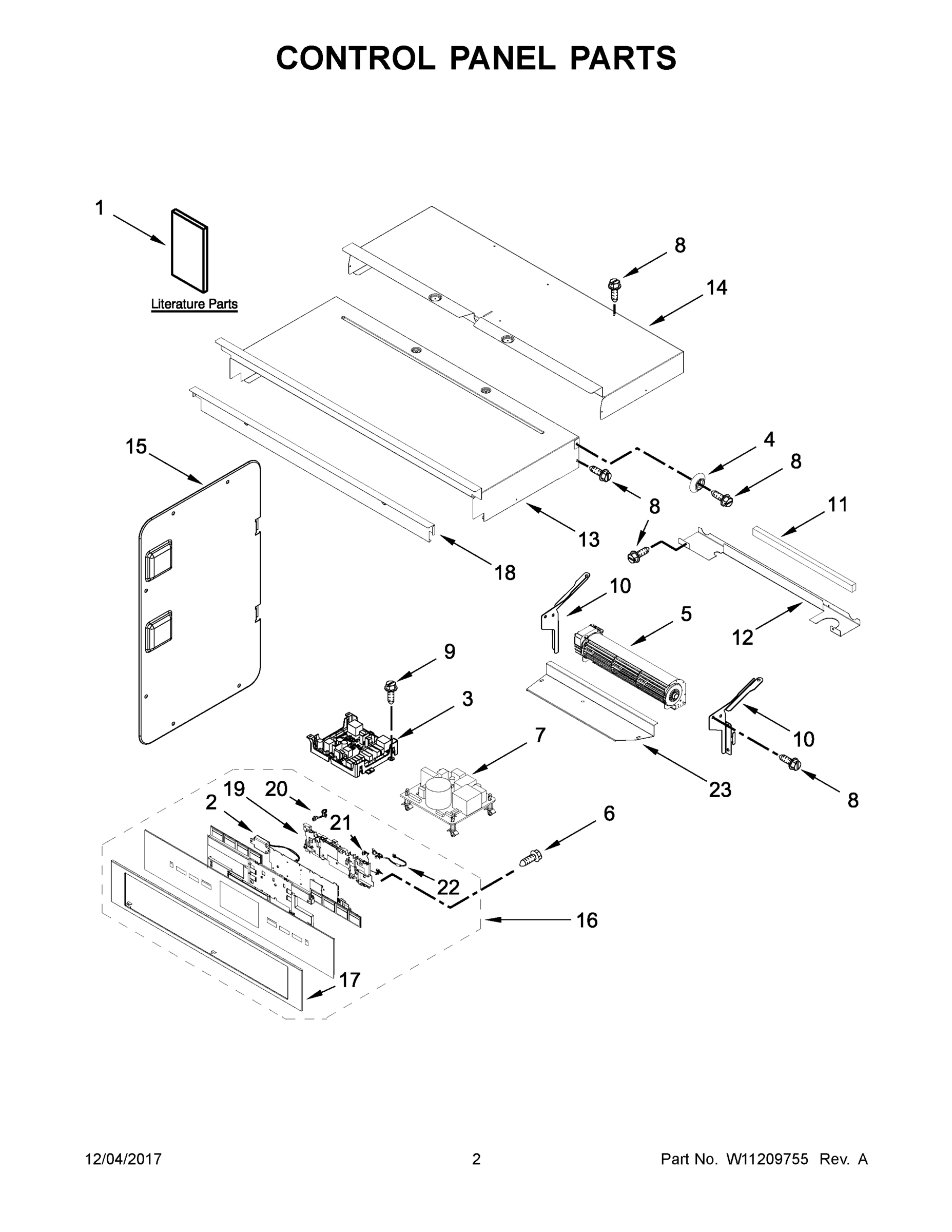 02 - CONTROL PANEL PARTS