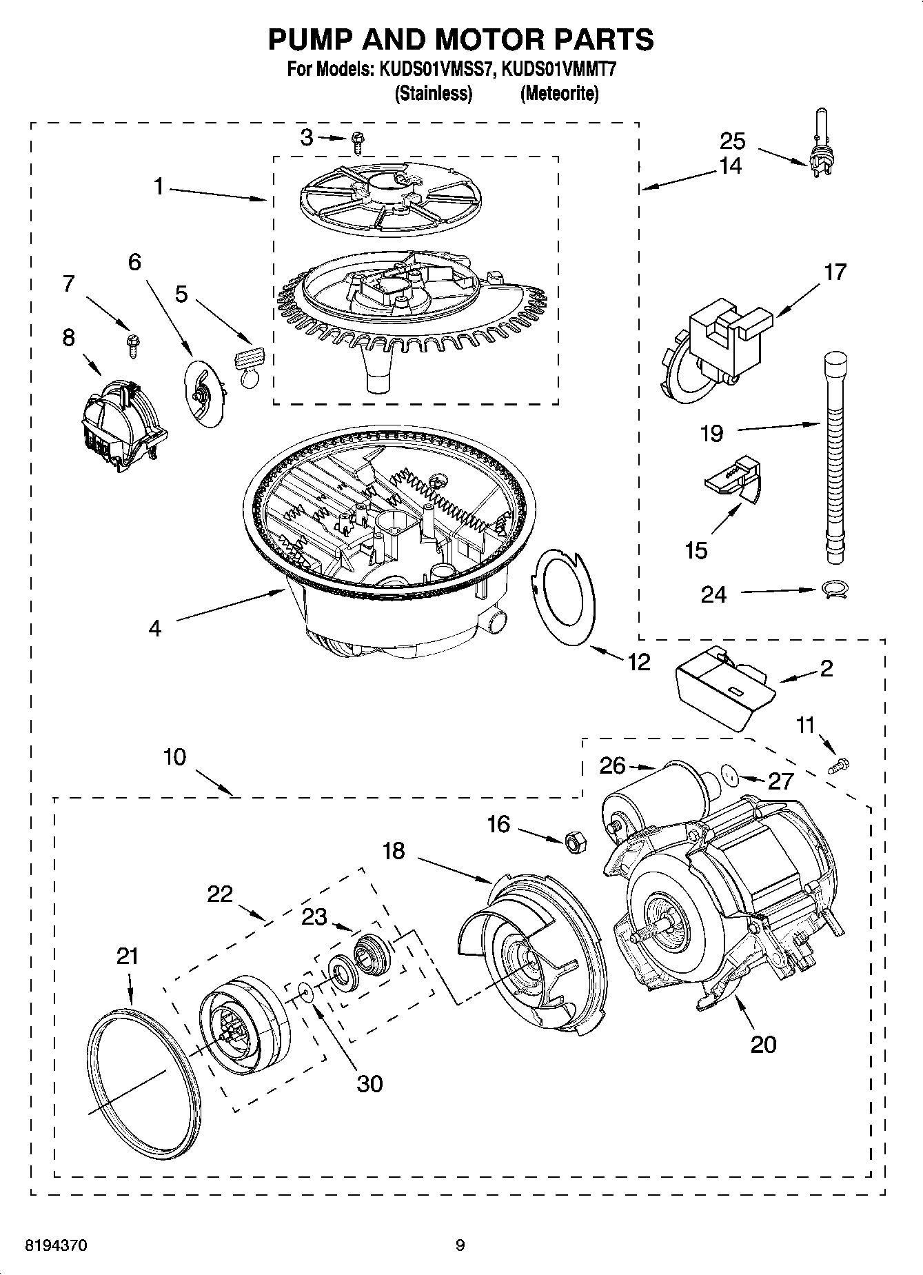 08 - PUMP AND MOTOR PARTS