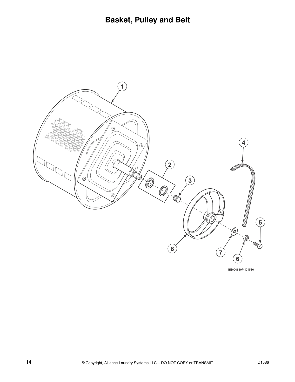 Basket, Pulley and Belt