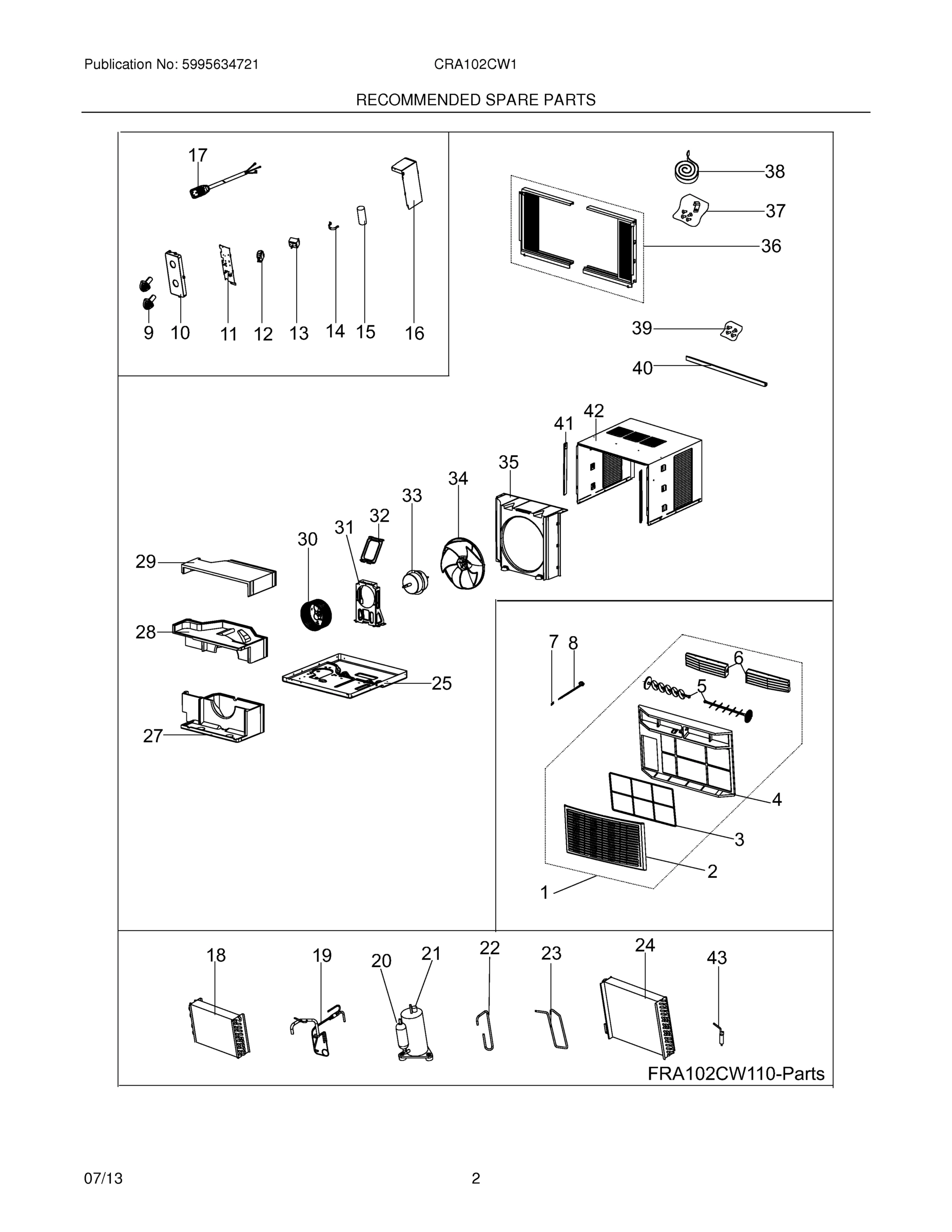 03 - RECOMMENDED SPARE PARTS