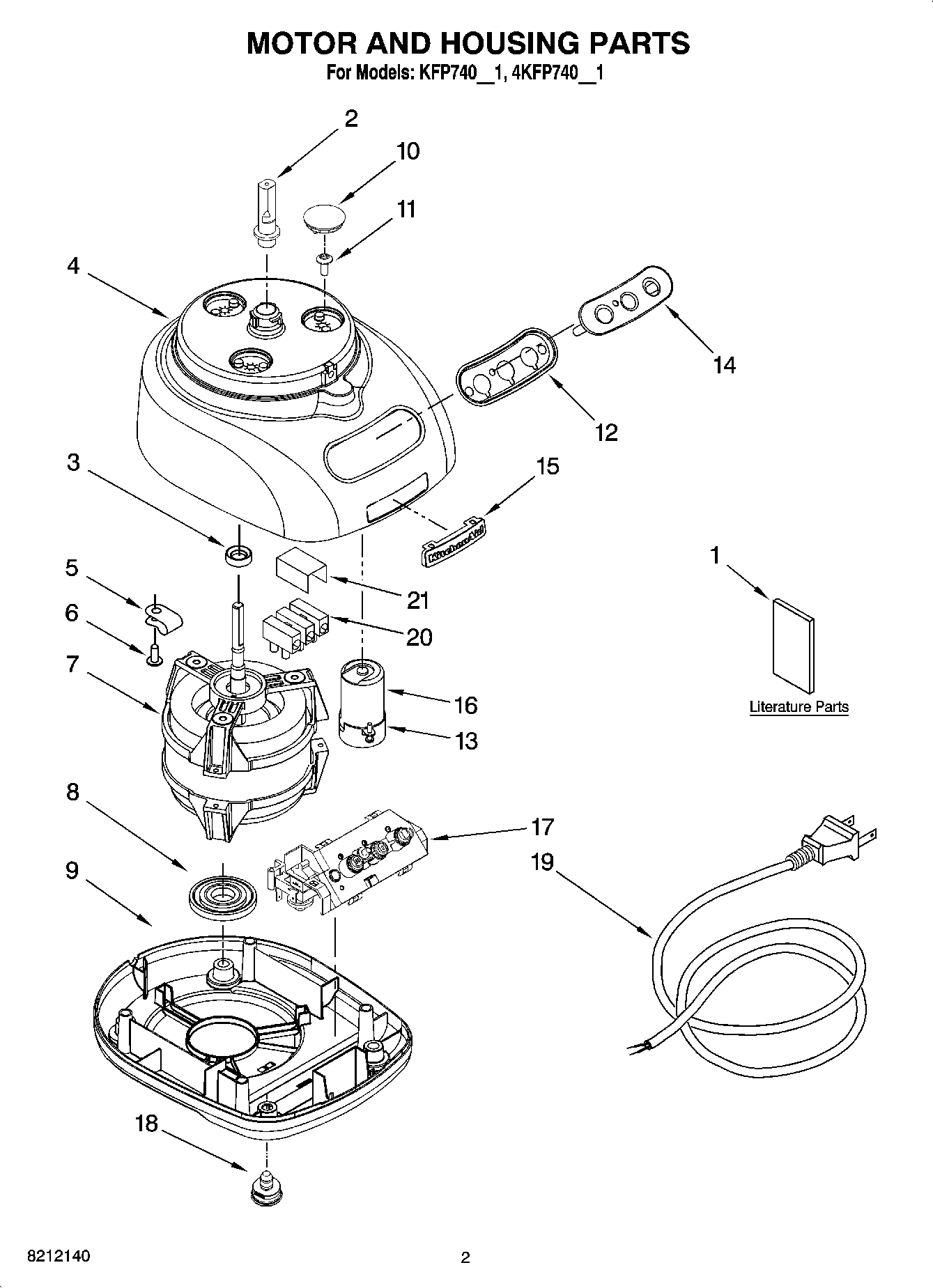01 - MOTOR AND HOUSING PARTS