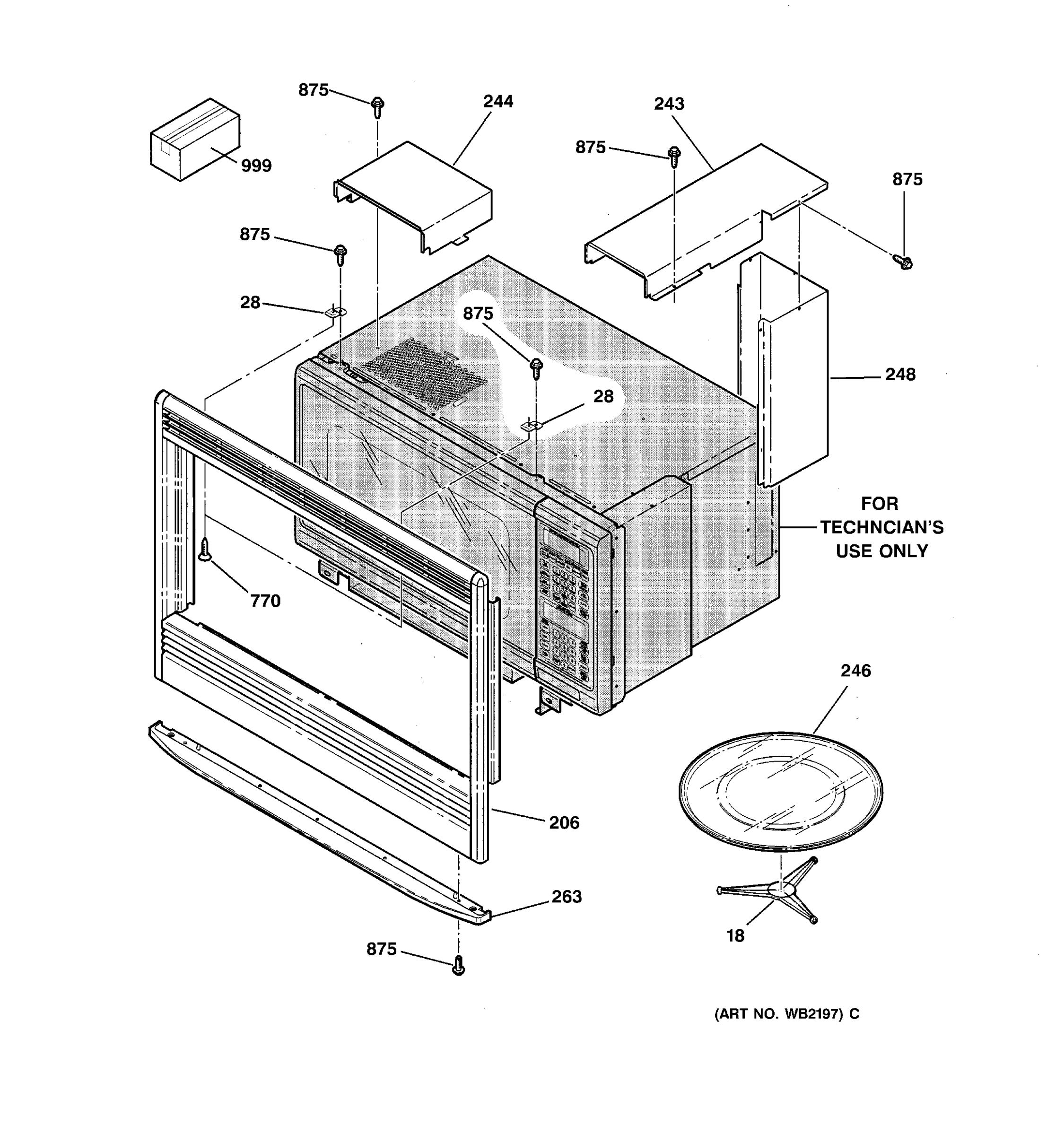 MICROWAVE INCLOSURER