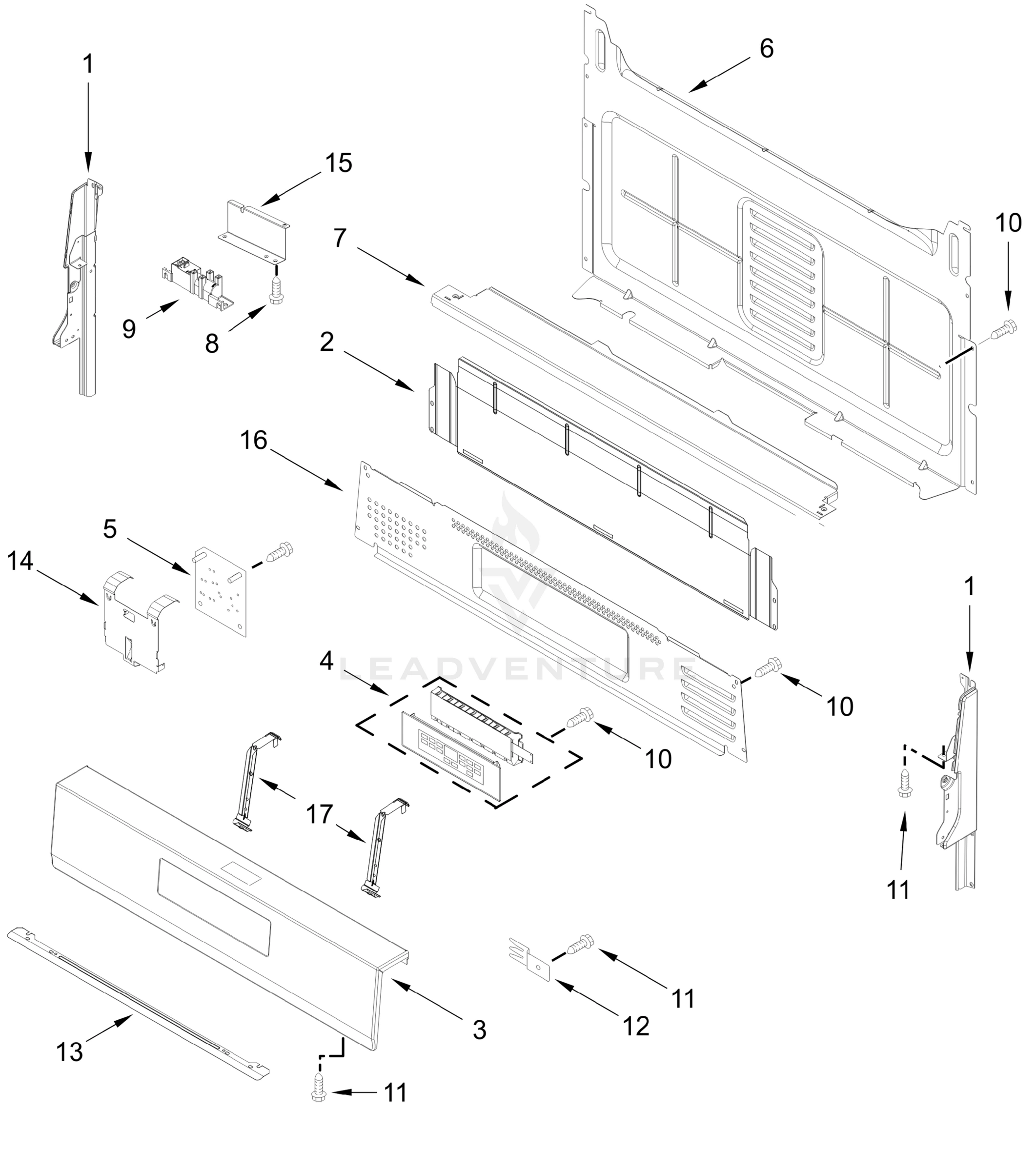 CONTROL PANEL PARTS