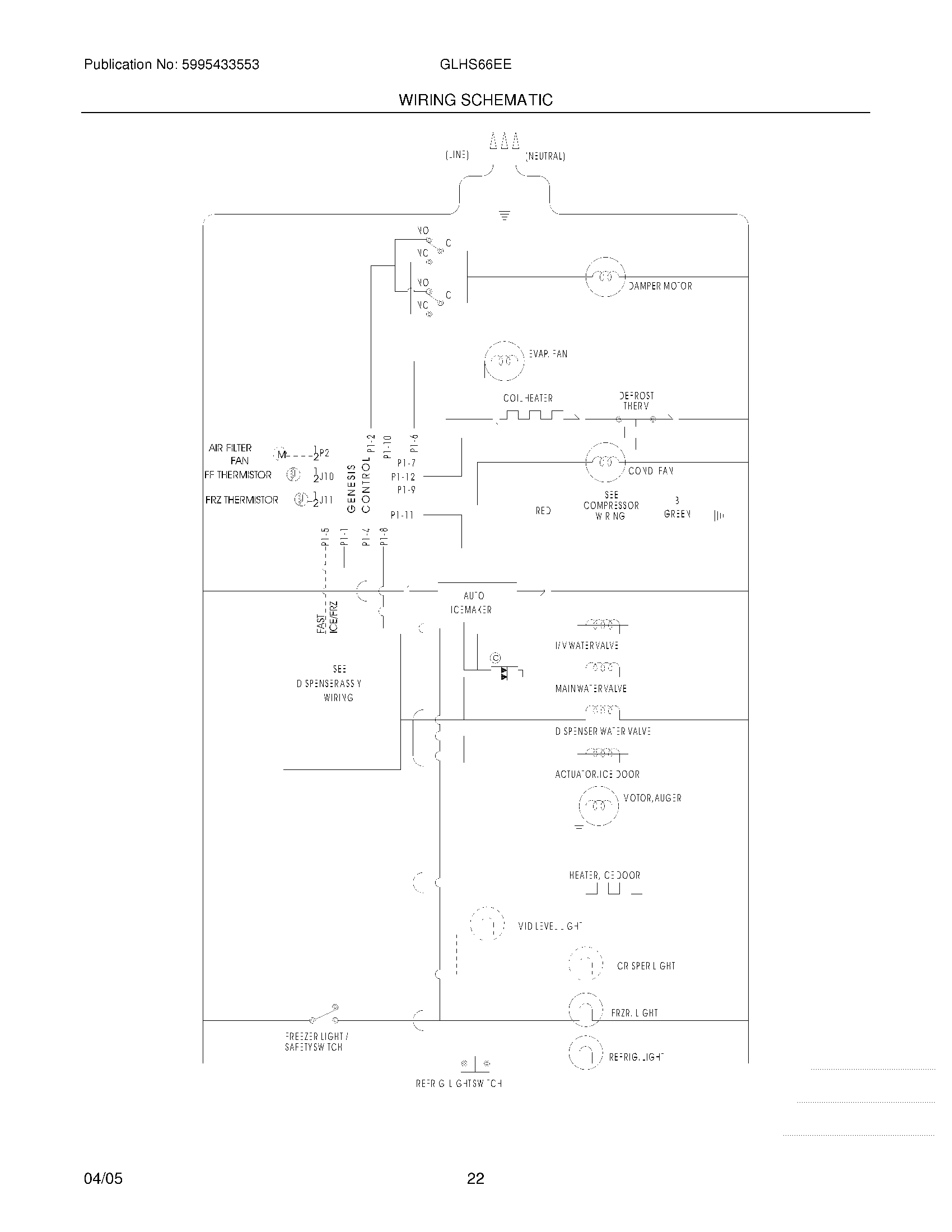 22 - WIRING SCHEMATIC