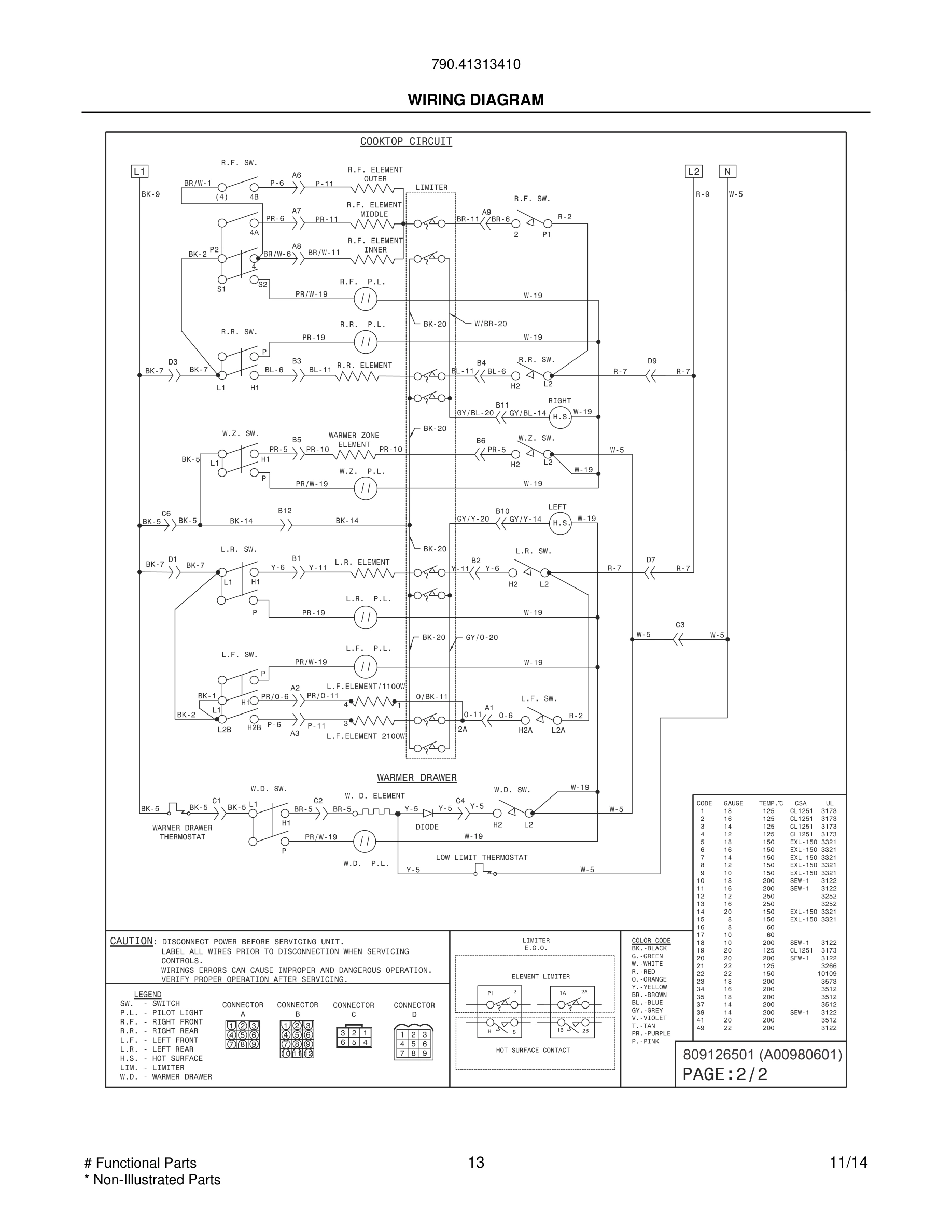 13 - WIRING DIAGRAM