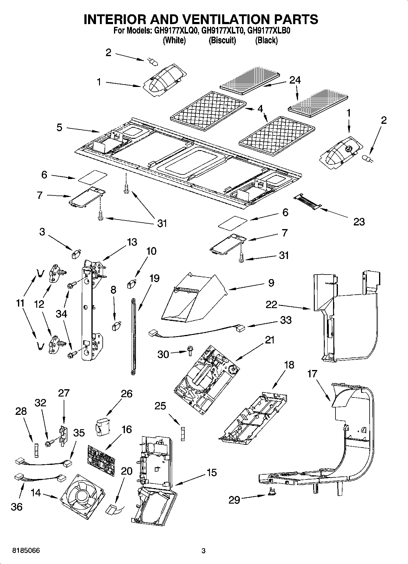 03 - INTERIOR AND VENTILATION PARTS