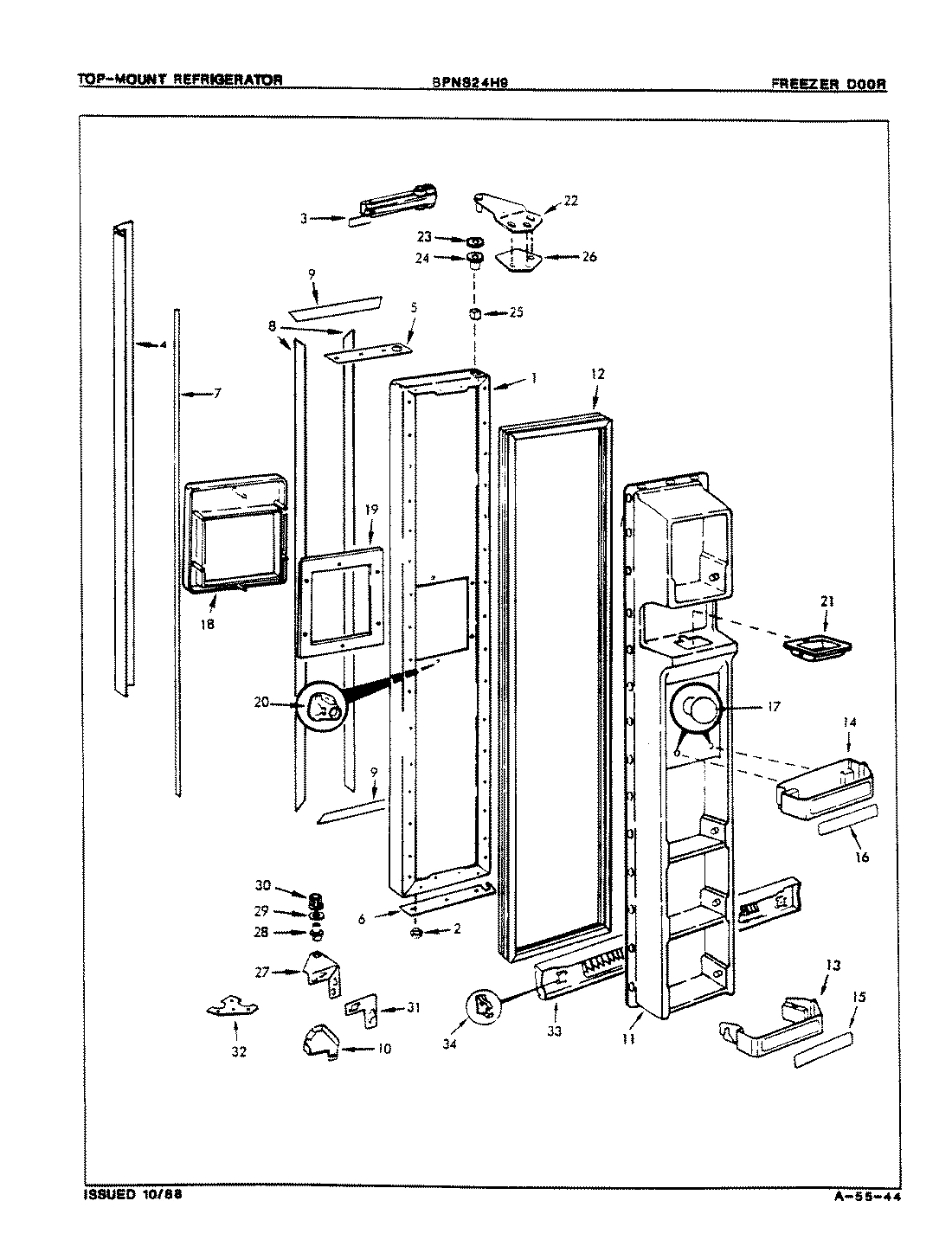 02 - FREEZER DOOR