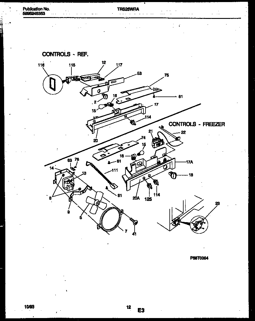 07 - REFRIGERATOR CONTROL ASSEMBLY, DAMP