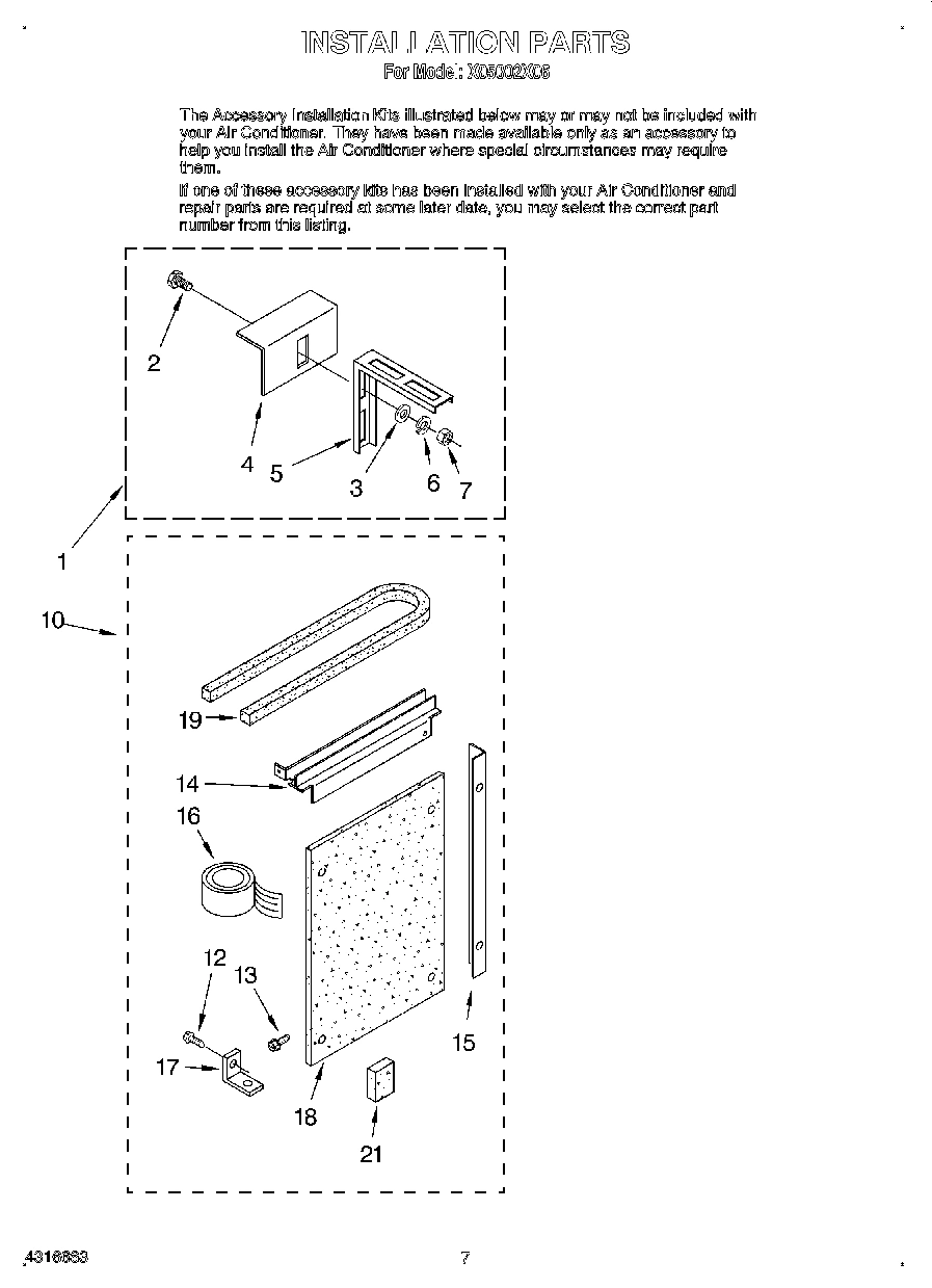 05 - INSTALLATION PARTS
