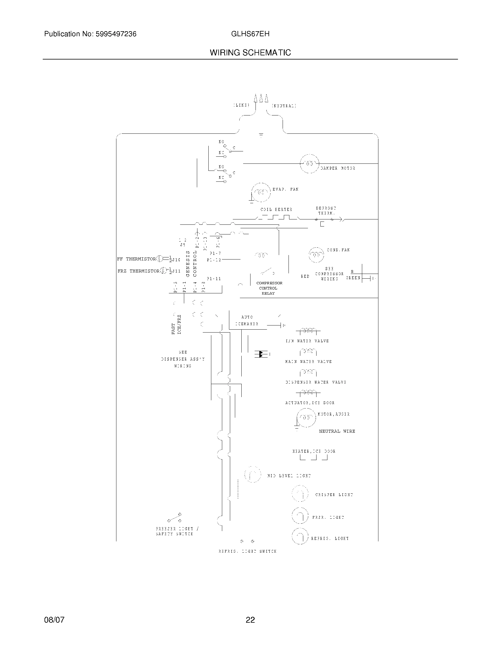 22 - WIRING SCHEMATIC