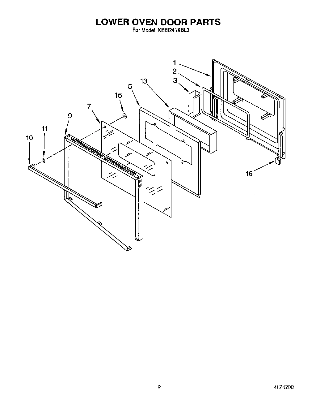 07 - LOWER OVEN DOOR