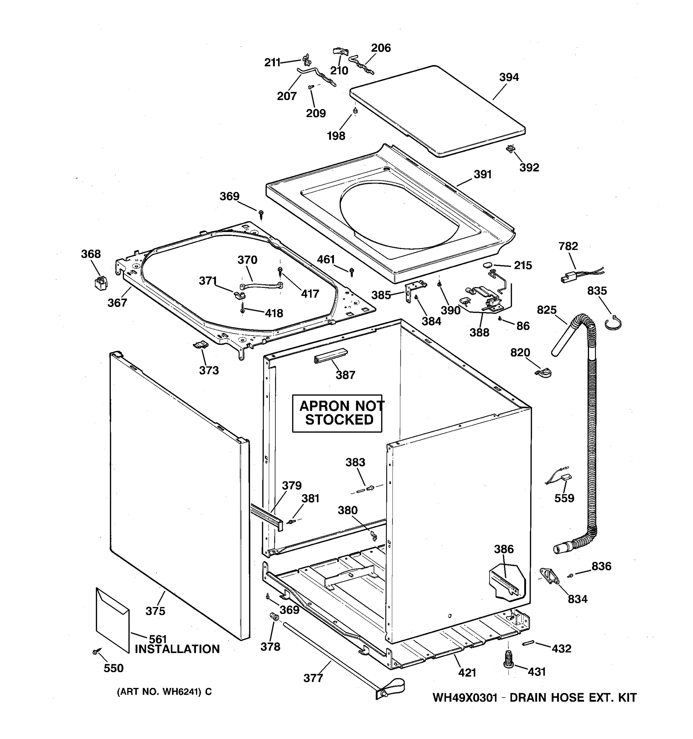 CABINET, COVER & FRONT PANEL