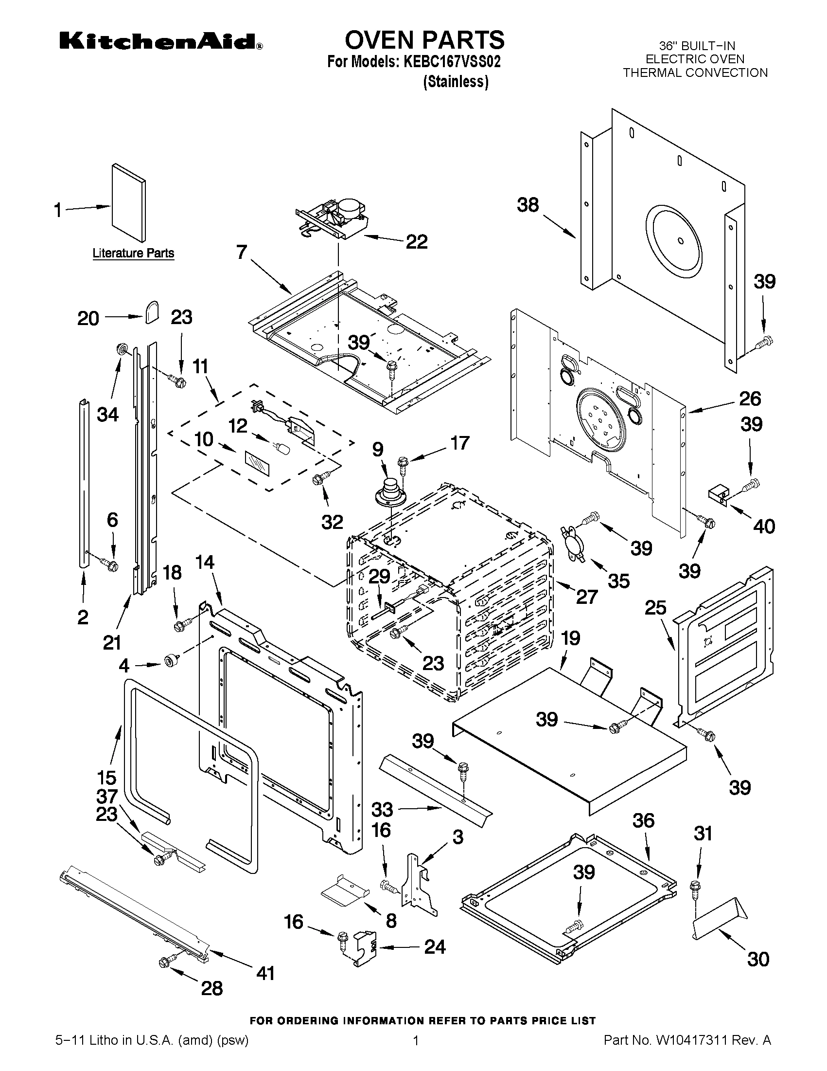 01 - OVEN PARTS