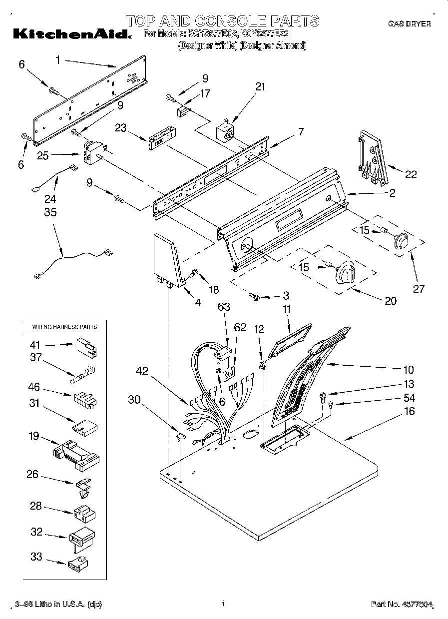 01 - TOP AND CONSOLE, LIT/OPTIONAL