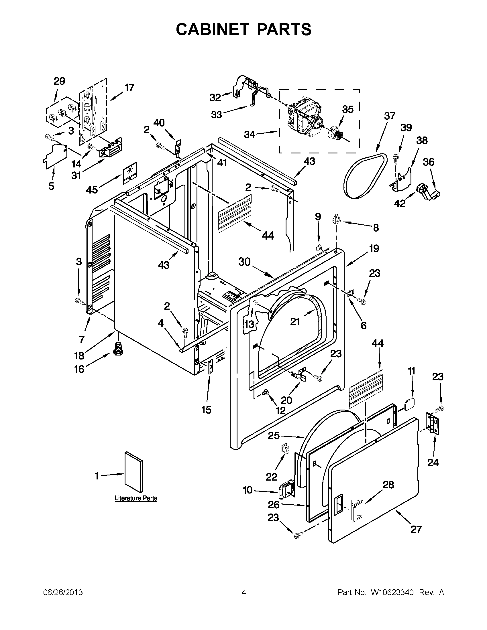 02 - CABINET PARTS