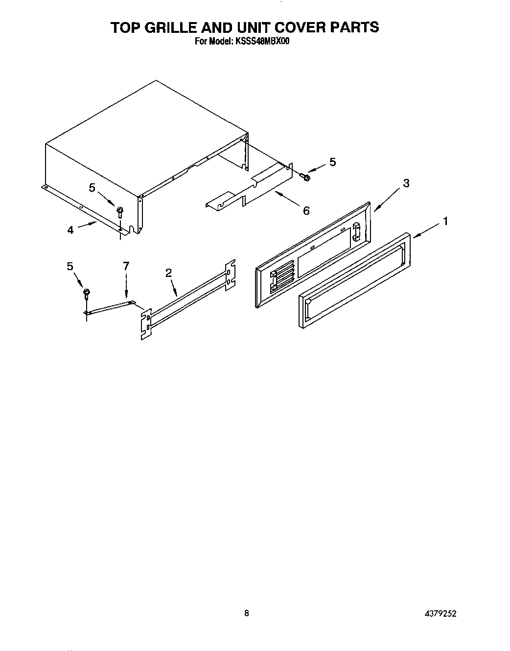 05 - TOP GRILLE AND UNIT COVER