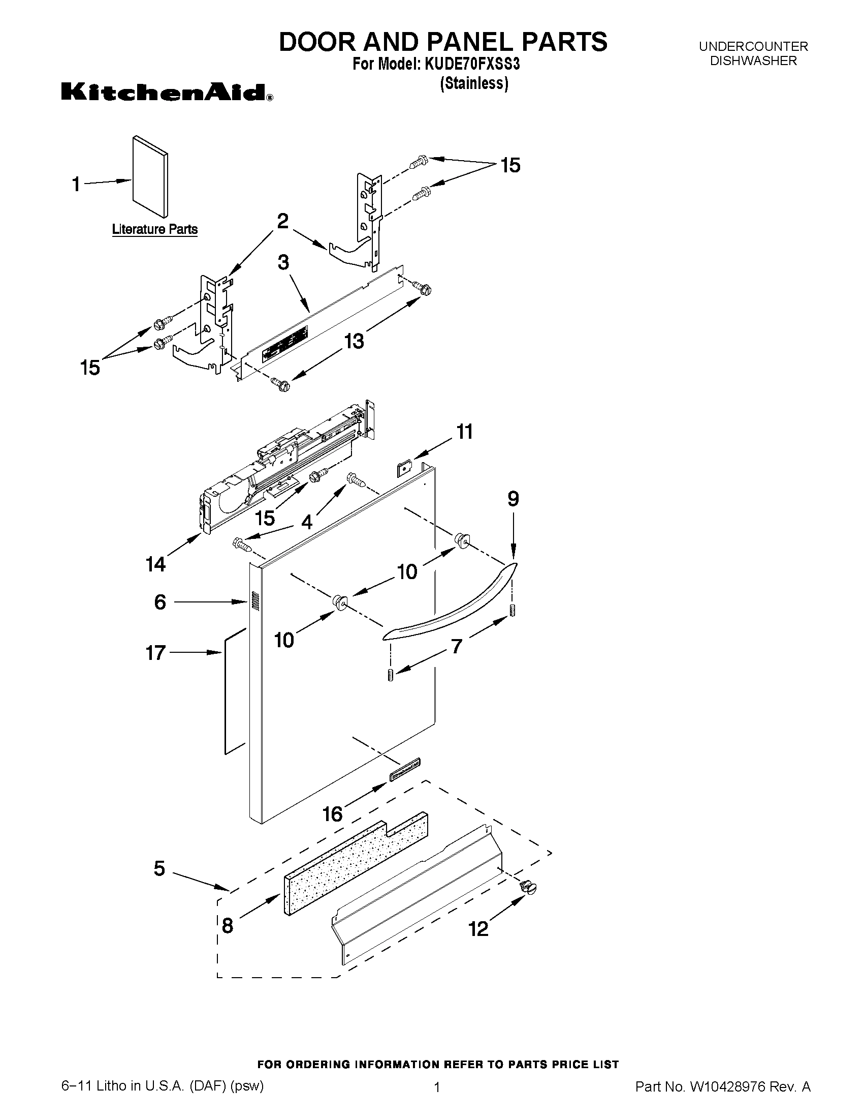 01 - DOOR AND PANEL PARTS