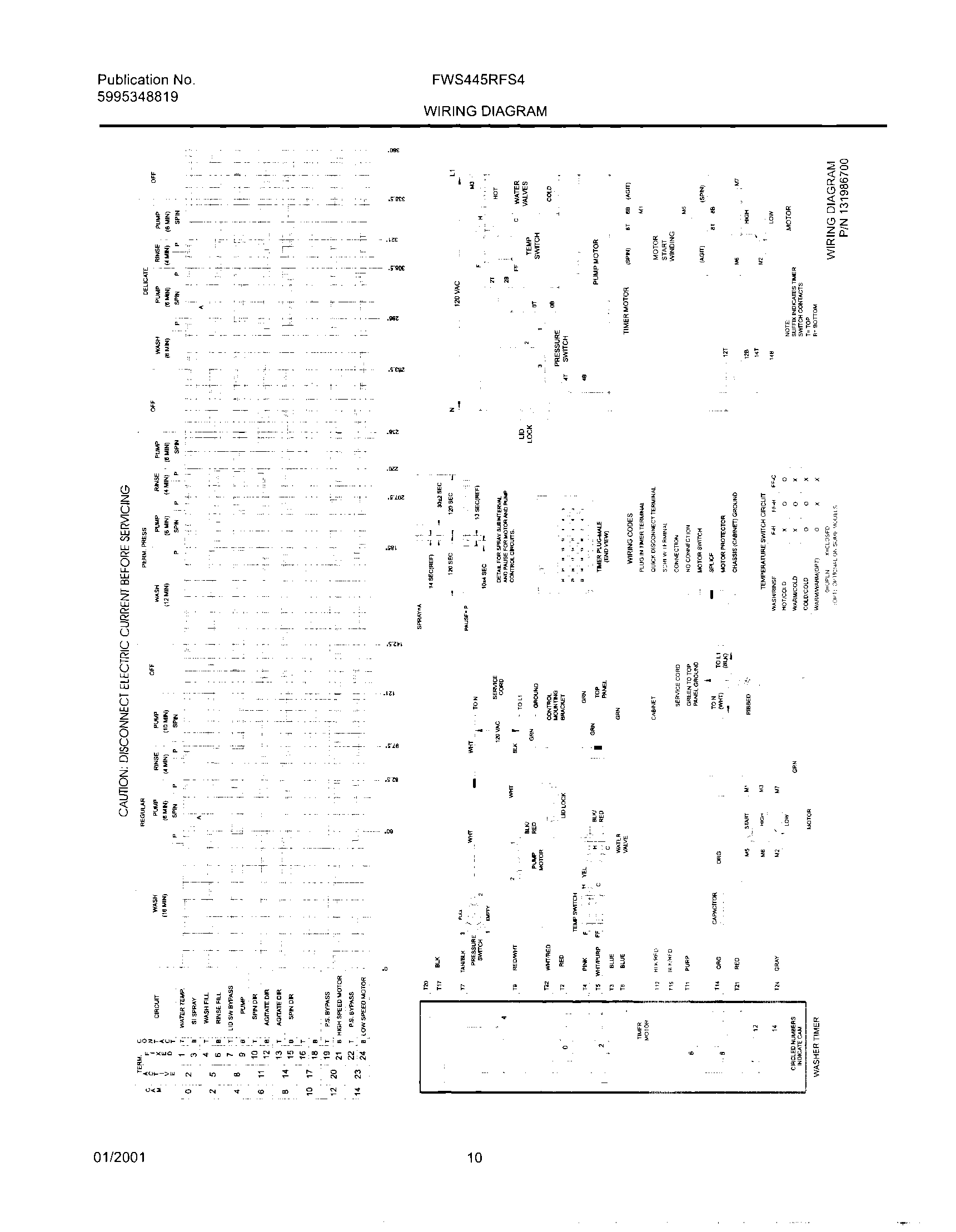 10 - 131986700 WIRING DIAGRAM