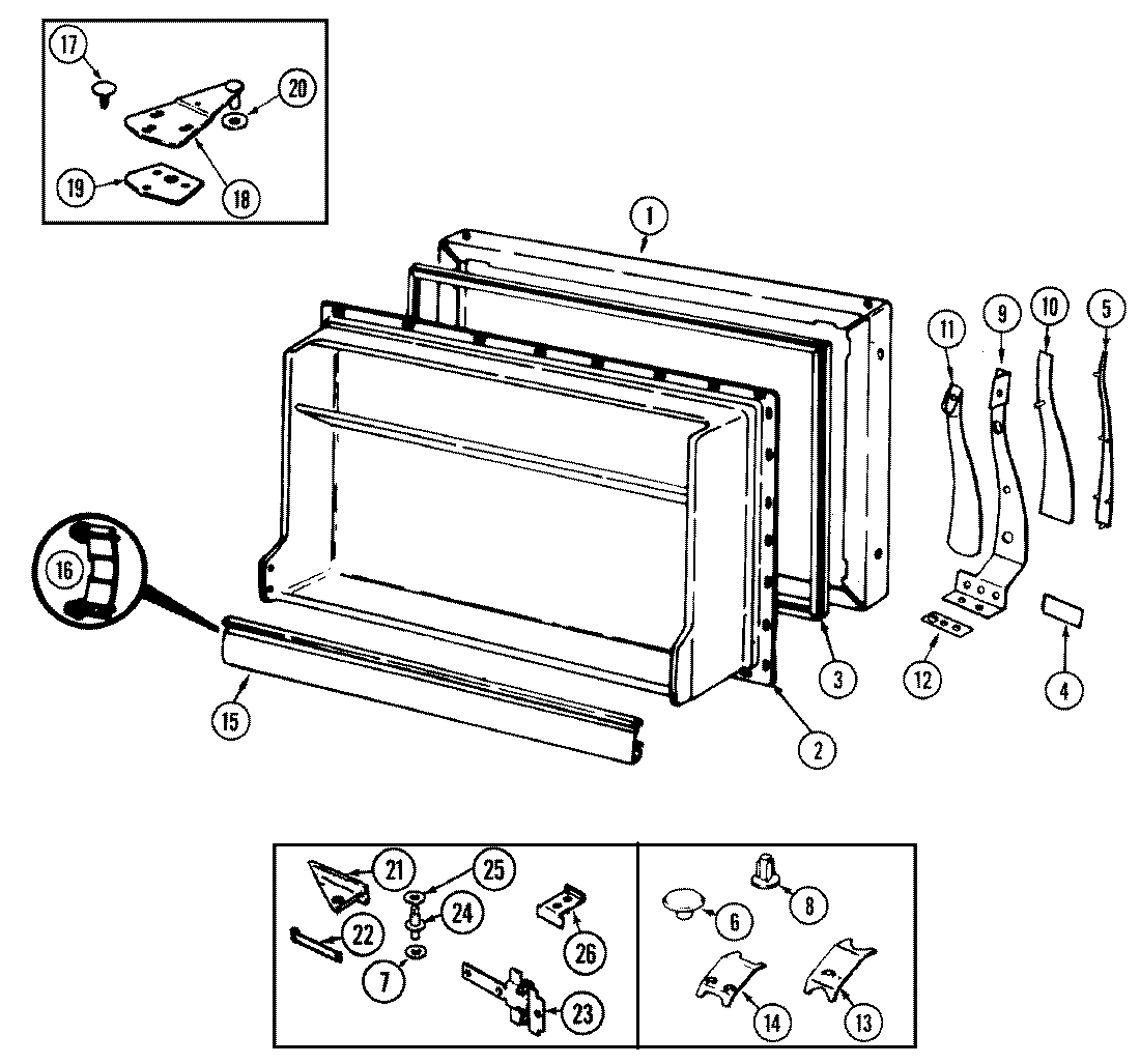 02 - FREEZER DOOR