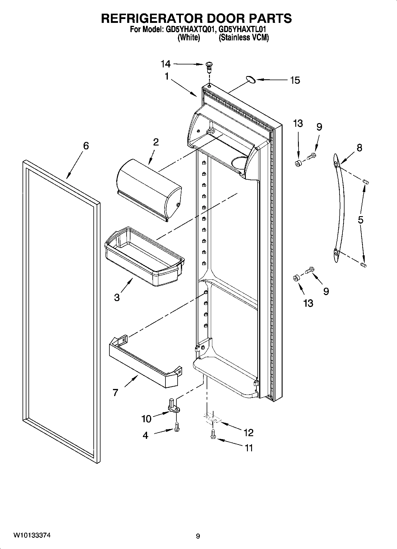 06 - REFRIGERATOR DOOR PARTS