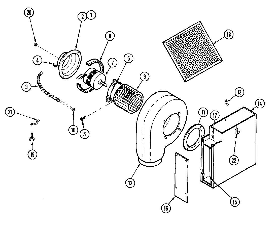 01 - BLOWER ASSEMBLY