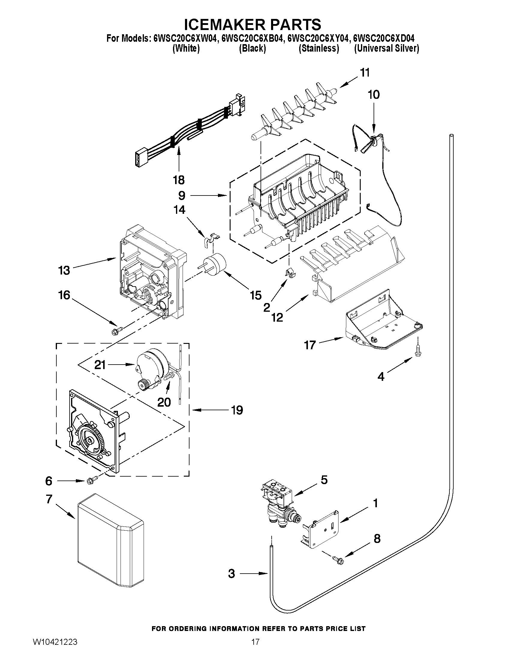 10 - ICEMAKER PARTS