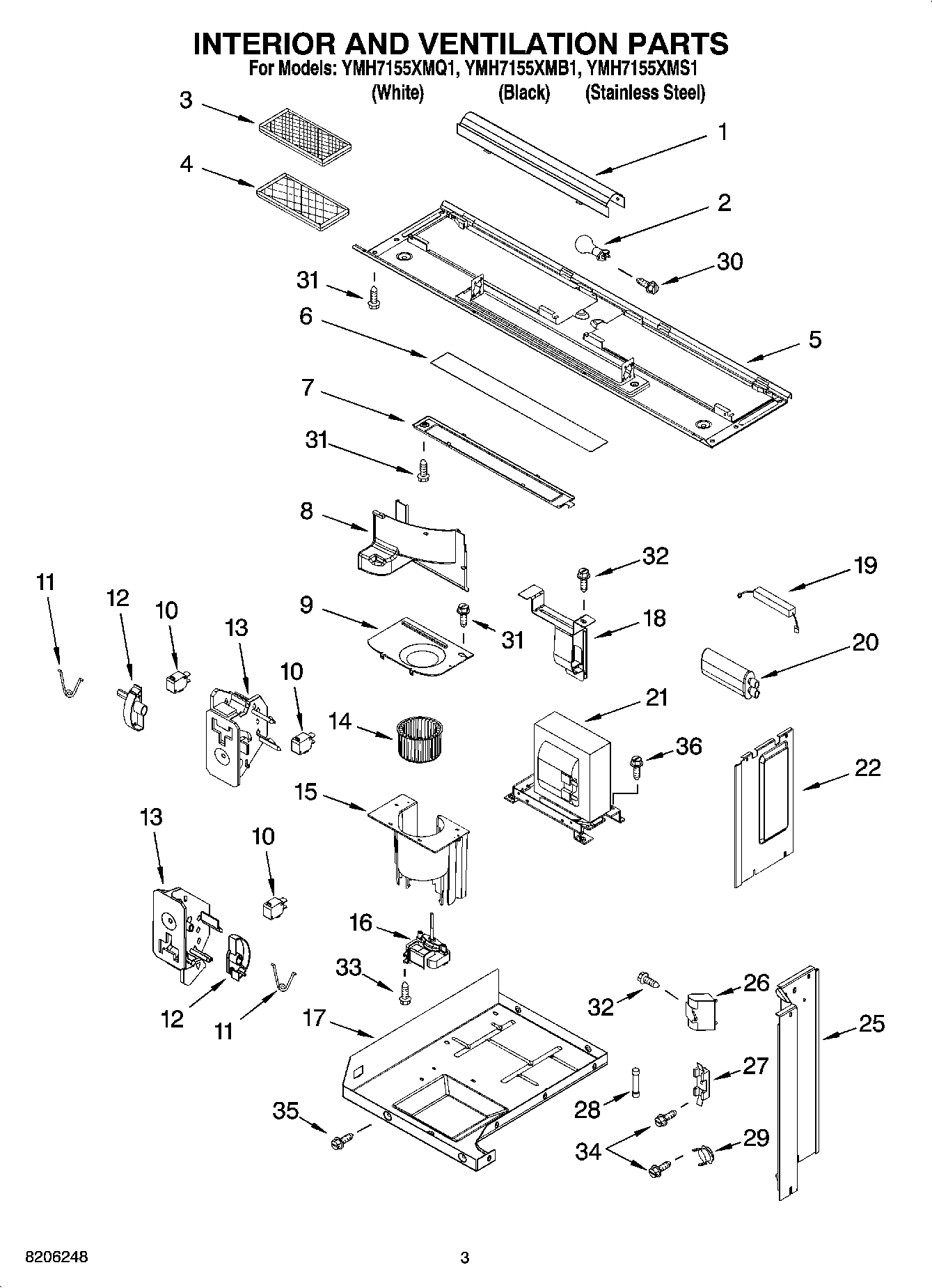03 - INTERIOR AND VENTILATION PARTS