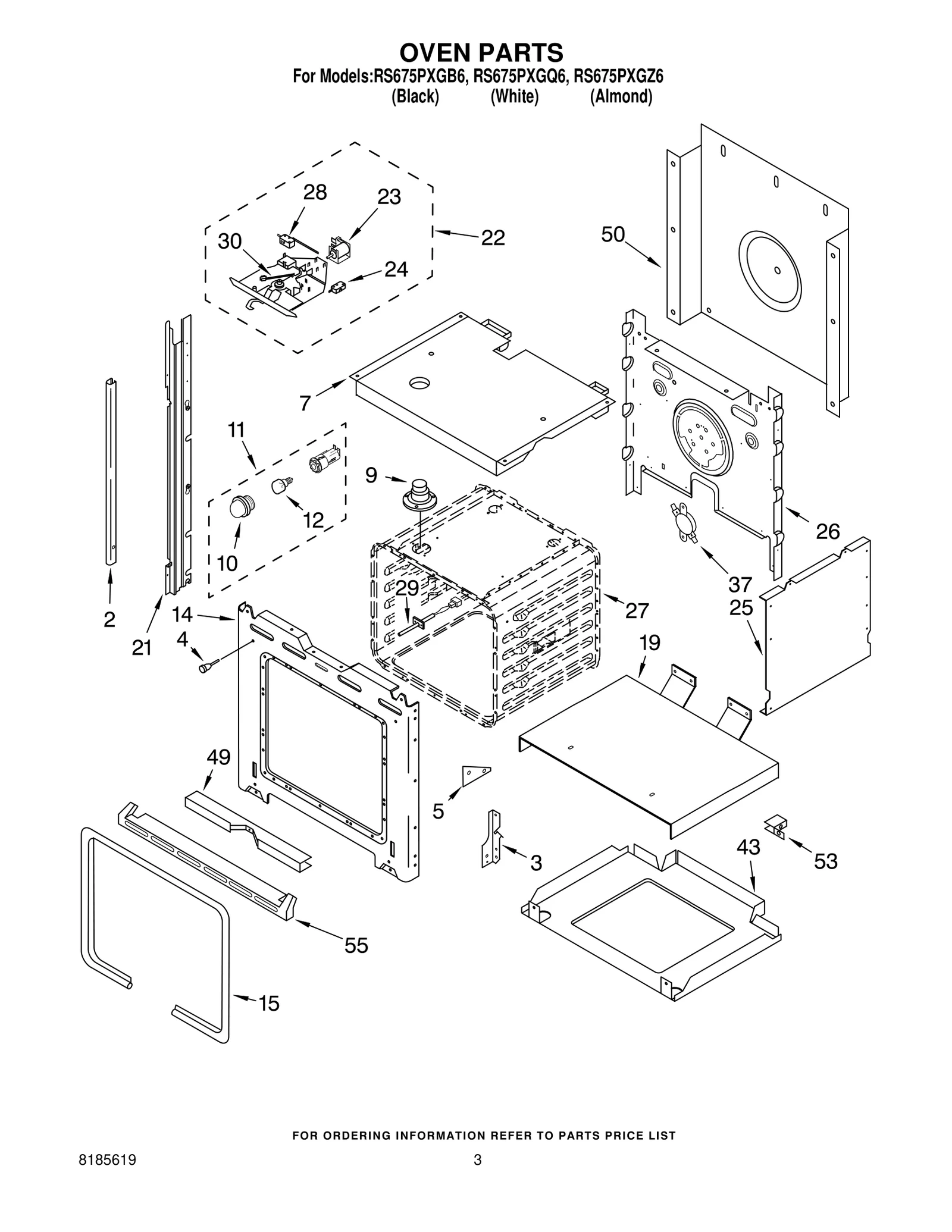 OVEN PARTS