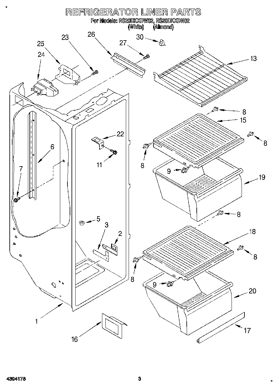 02 - REFRIGERATOR LINER