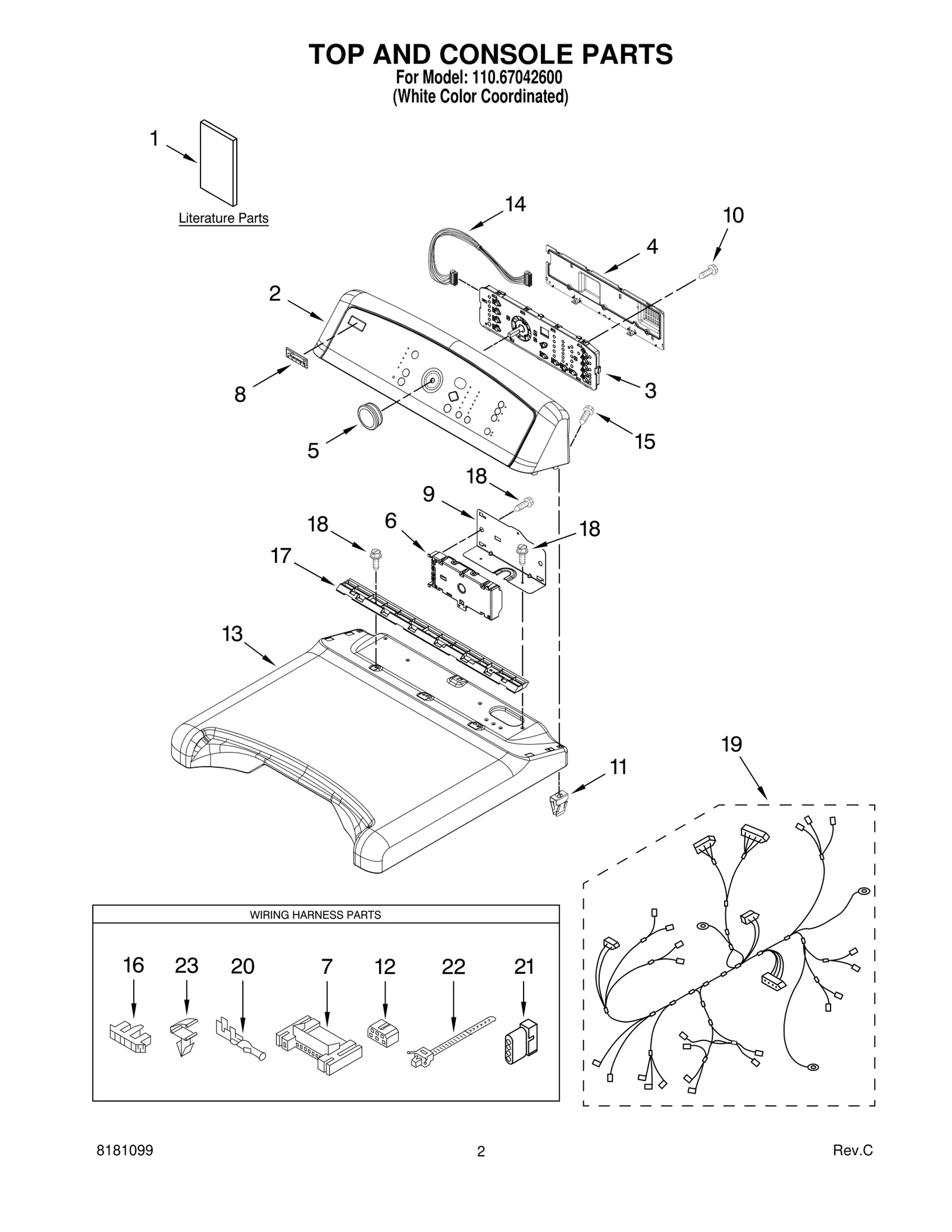 TOP AND CONSOLE PARTS
