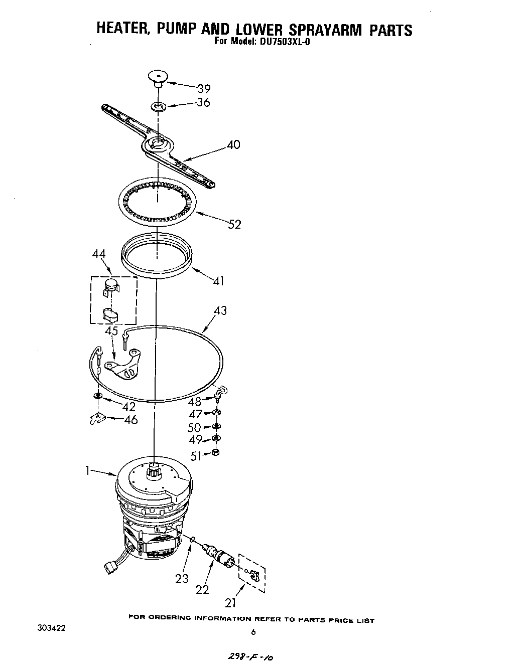 04 - HEATER, PUMP AND LOWER SPRAYARM