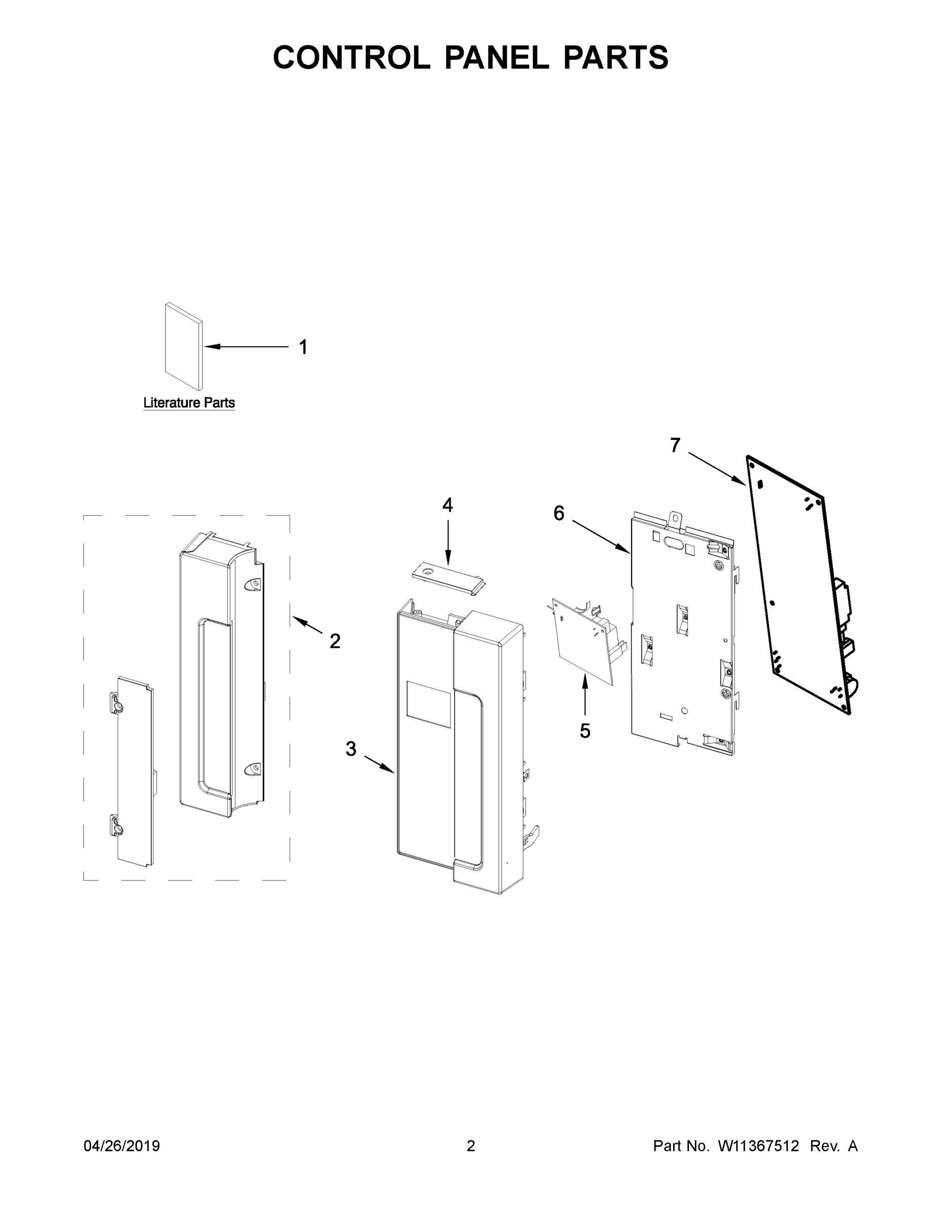 02 - CONTROL PANEL PARTS