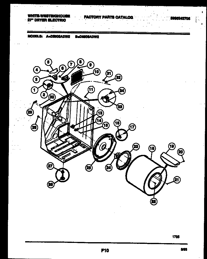 02 - CABINET AND COMPONENT PARTS
