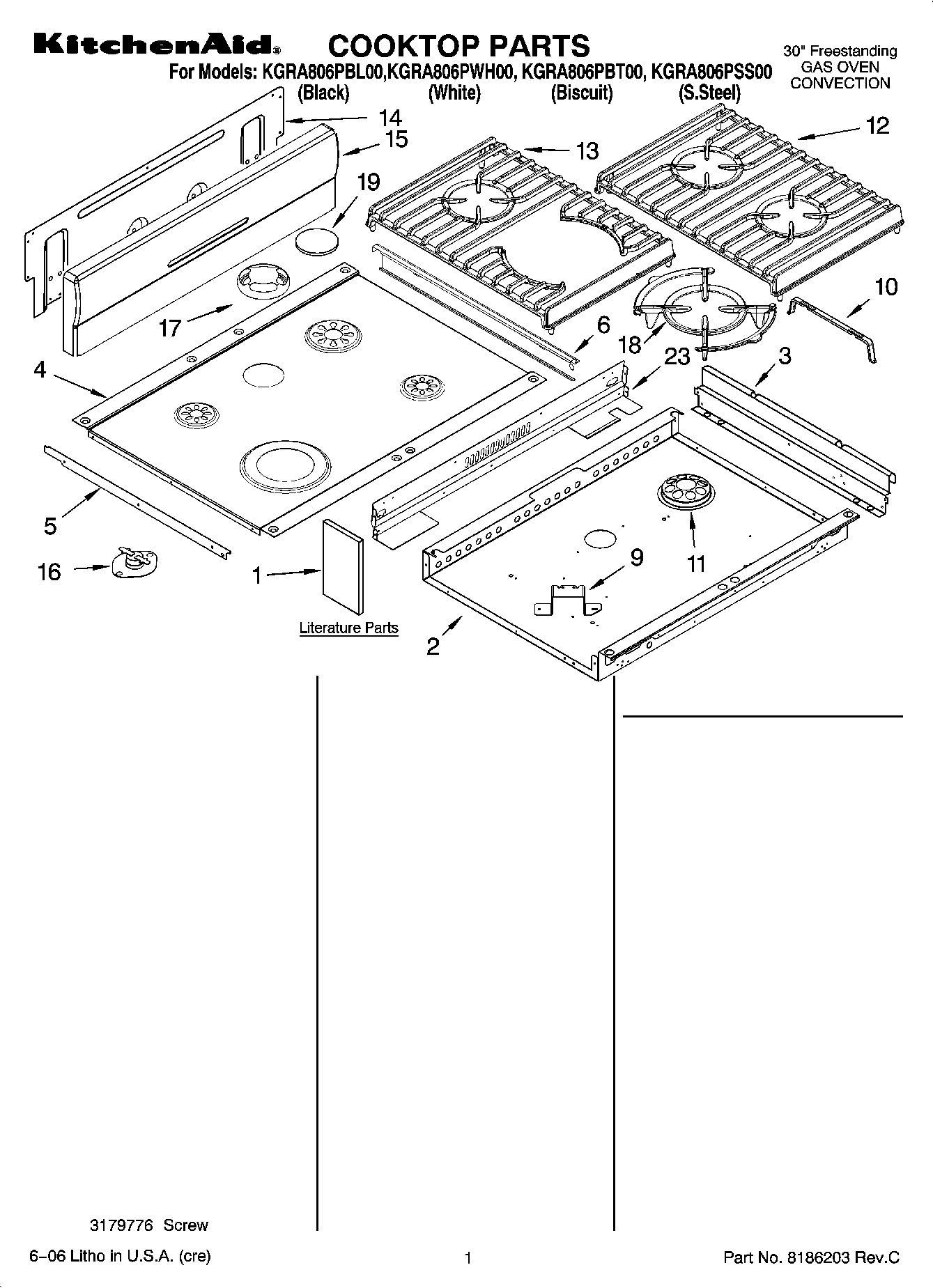 01 - COOKTOP PARTS