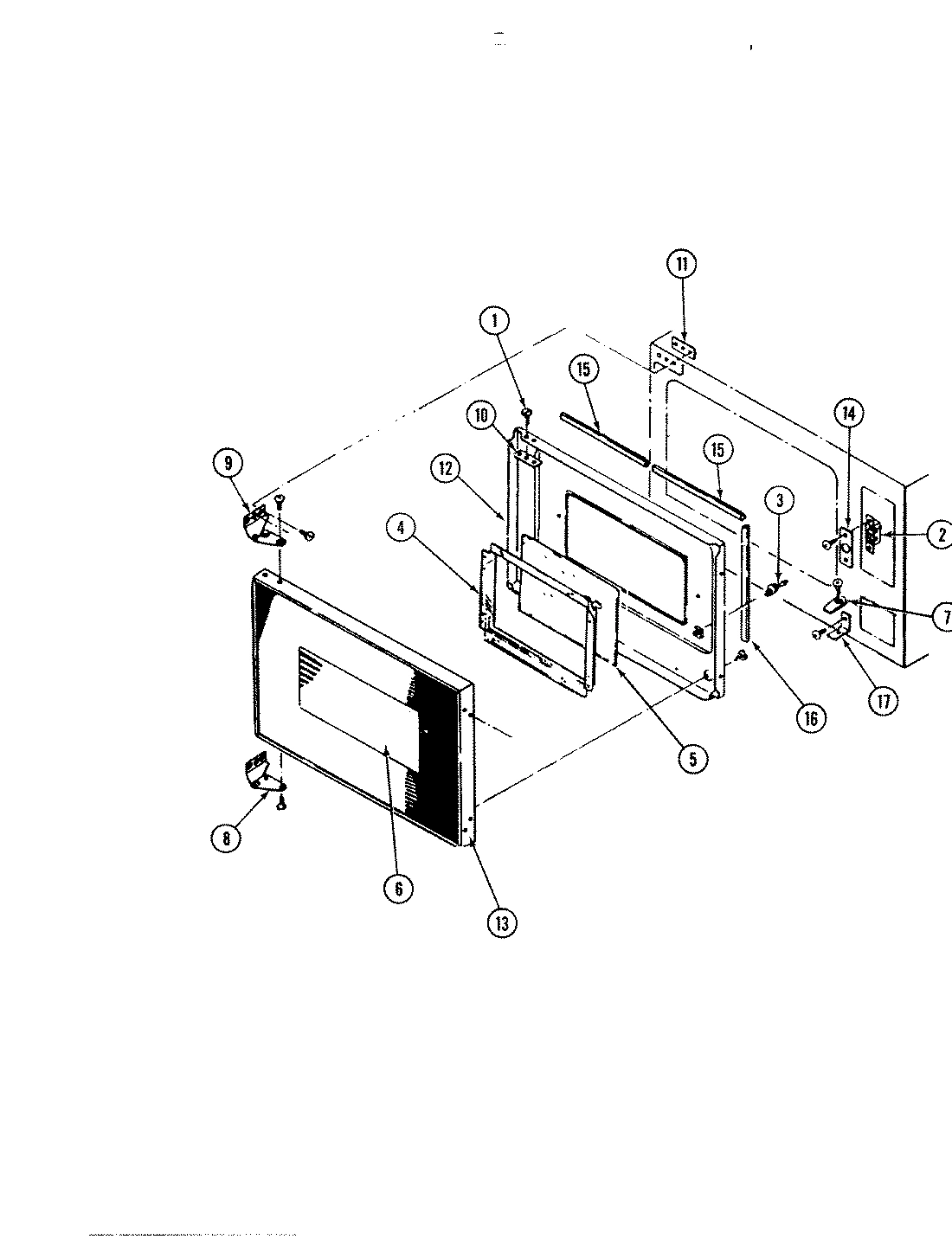 02 - UPPER OVEN DOOR