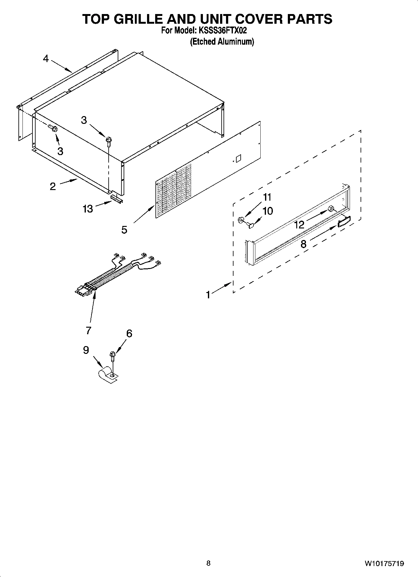 06 - TOP GRILLE AND UNIT COVER PARTS