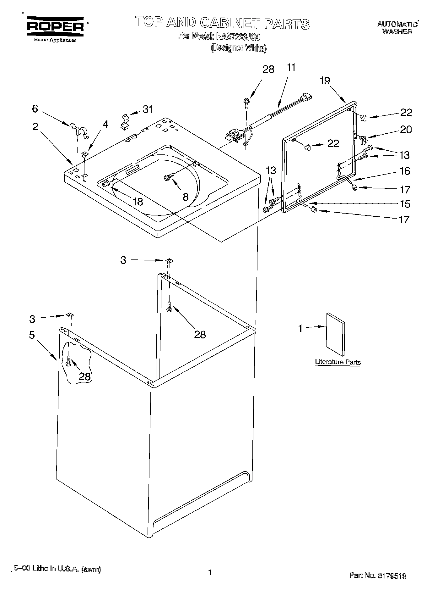 01 - TOP AND CABINET, LITERATURE