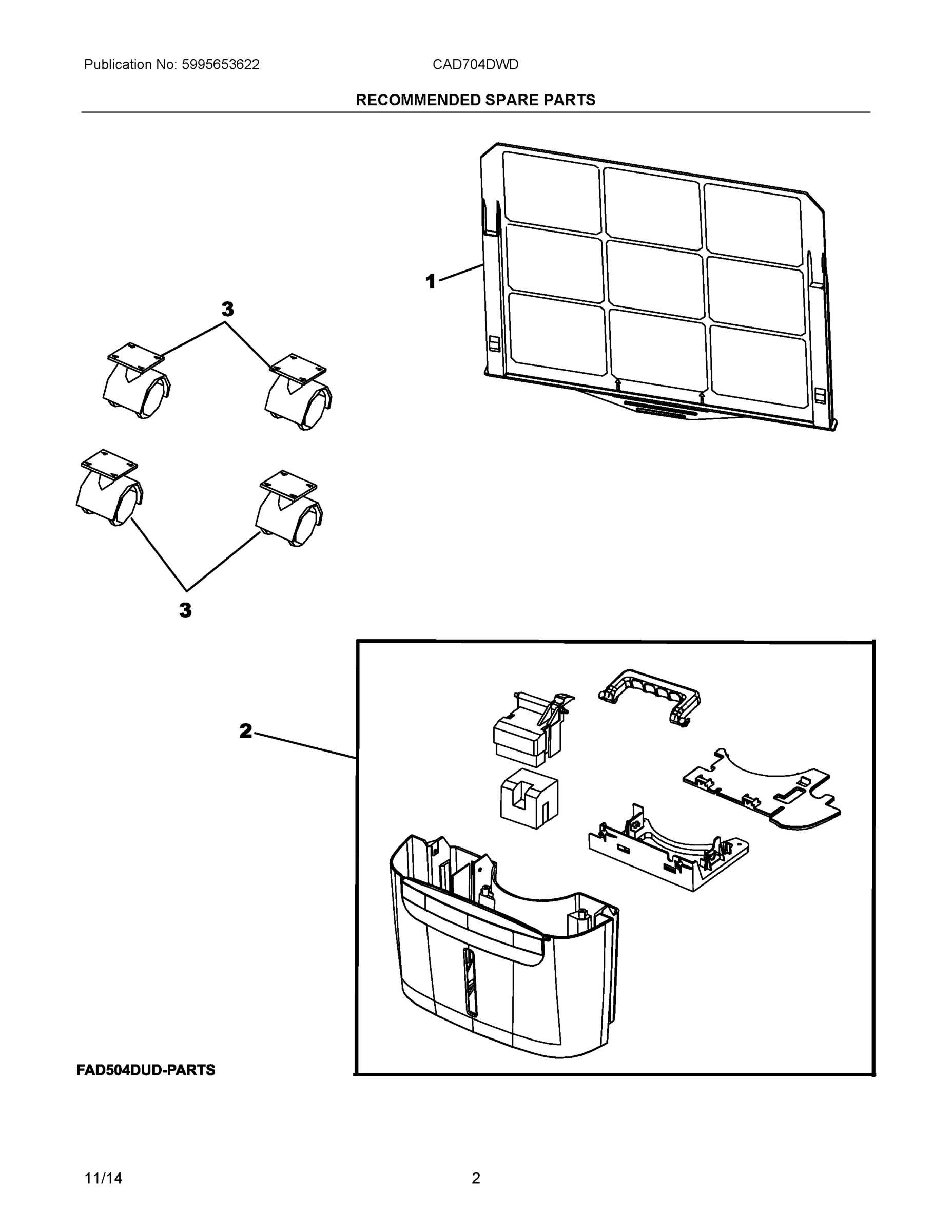 02 - RECOMMENDED SPARE PARTS